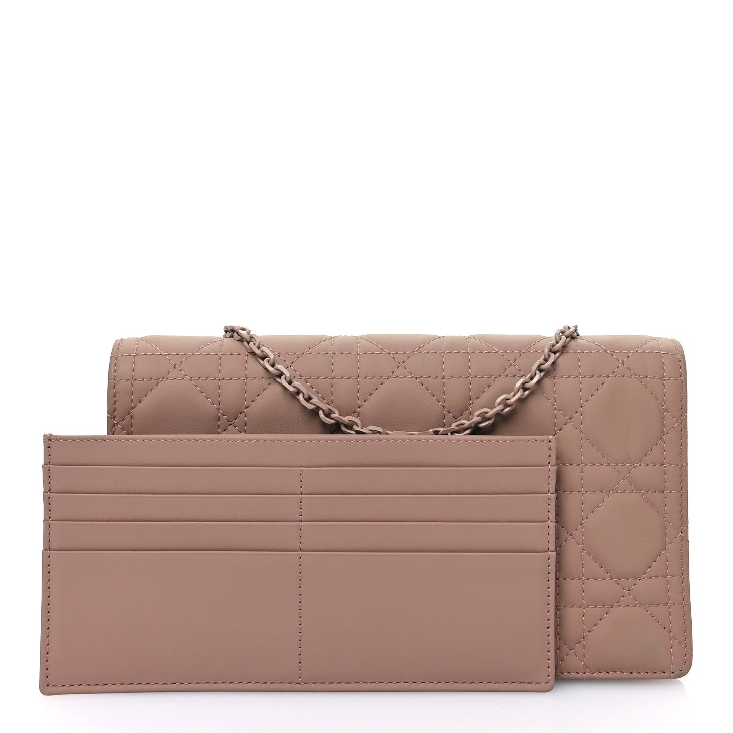 Ultra Matte Calfskin Cannage Lady Dior Clutch Fard