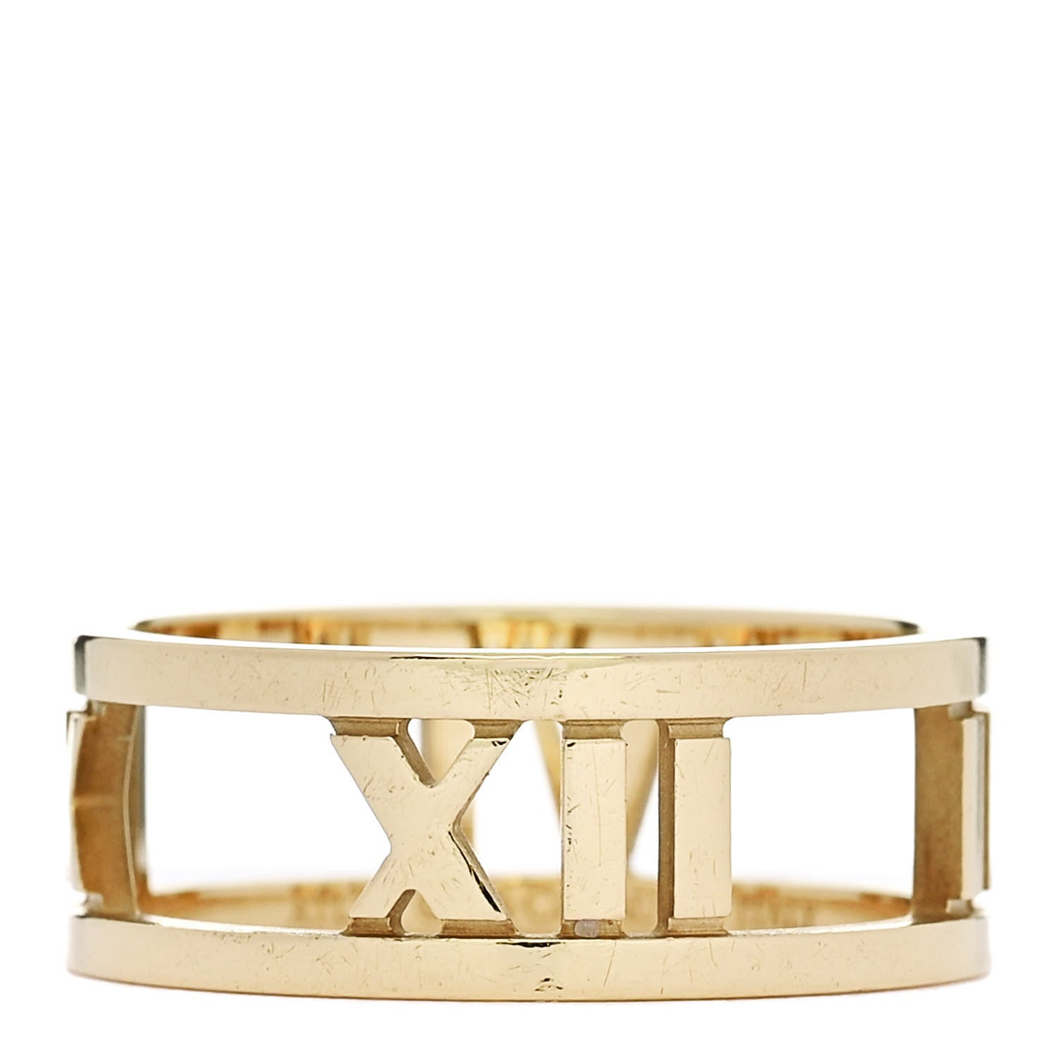 Tiffany 18K Yellow Gold Atlas Open Ring 52 6 1 of 4