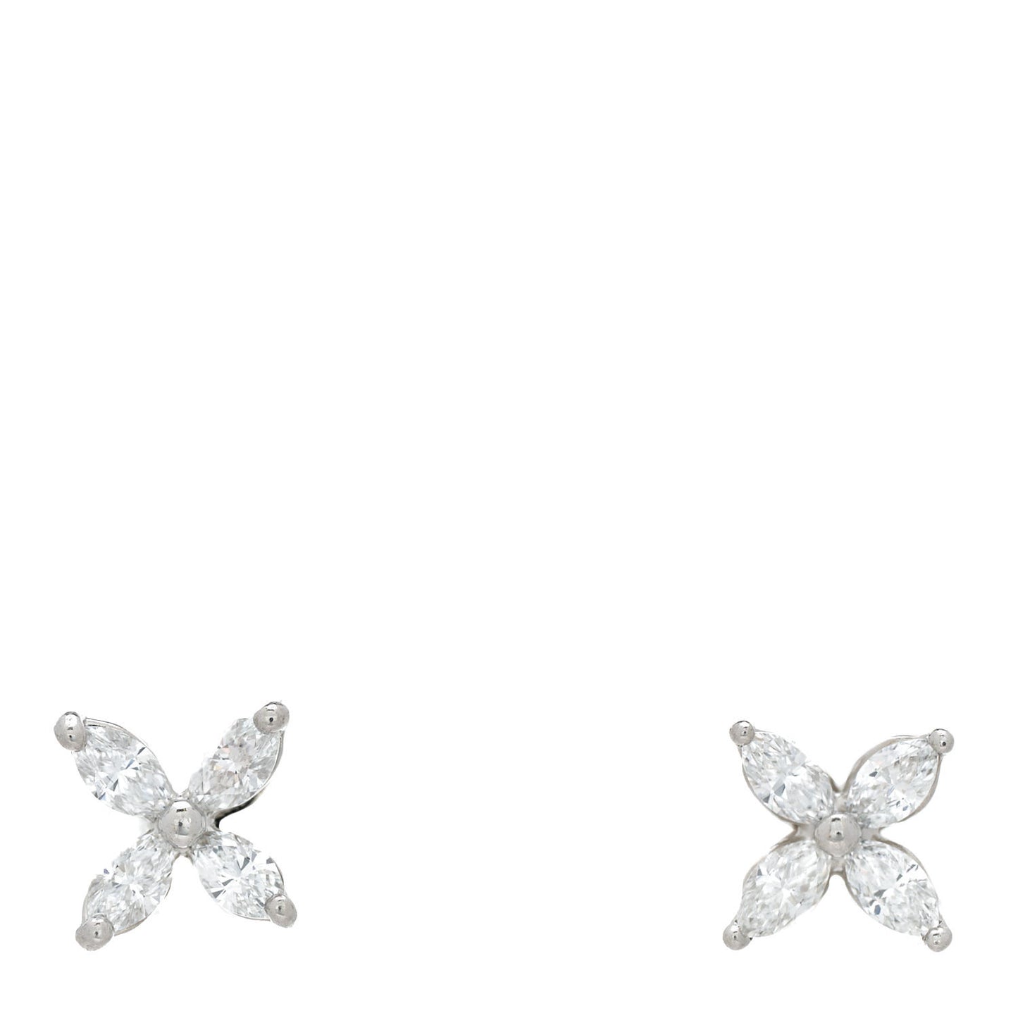 Platinum Diamond .19ct Mini Victoria Earrings