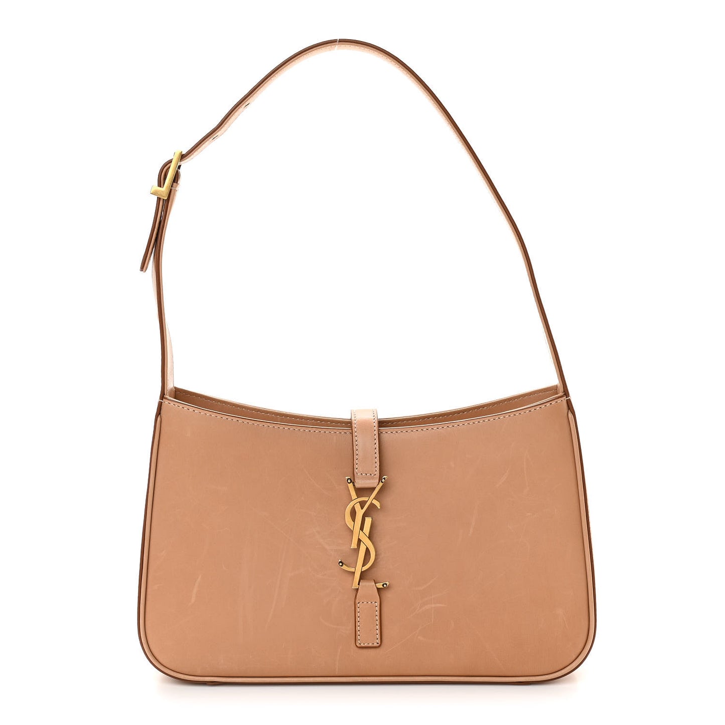 Smooth Calfskin Le 5 A 7 Hobo Brown