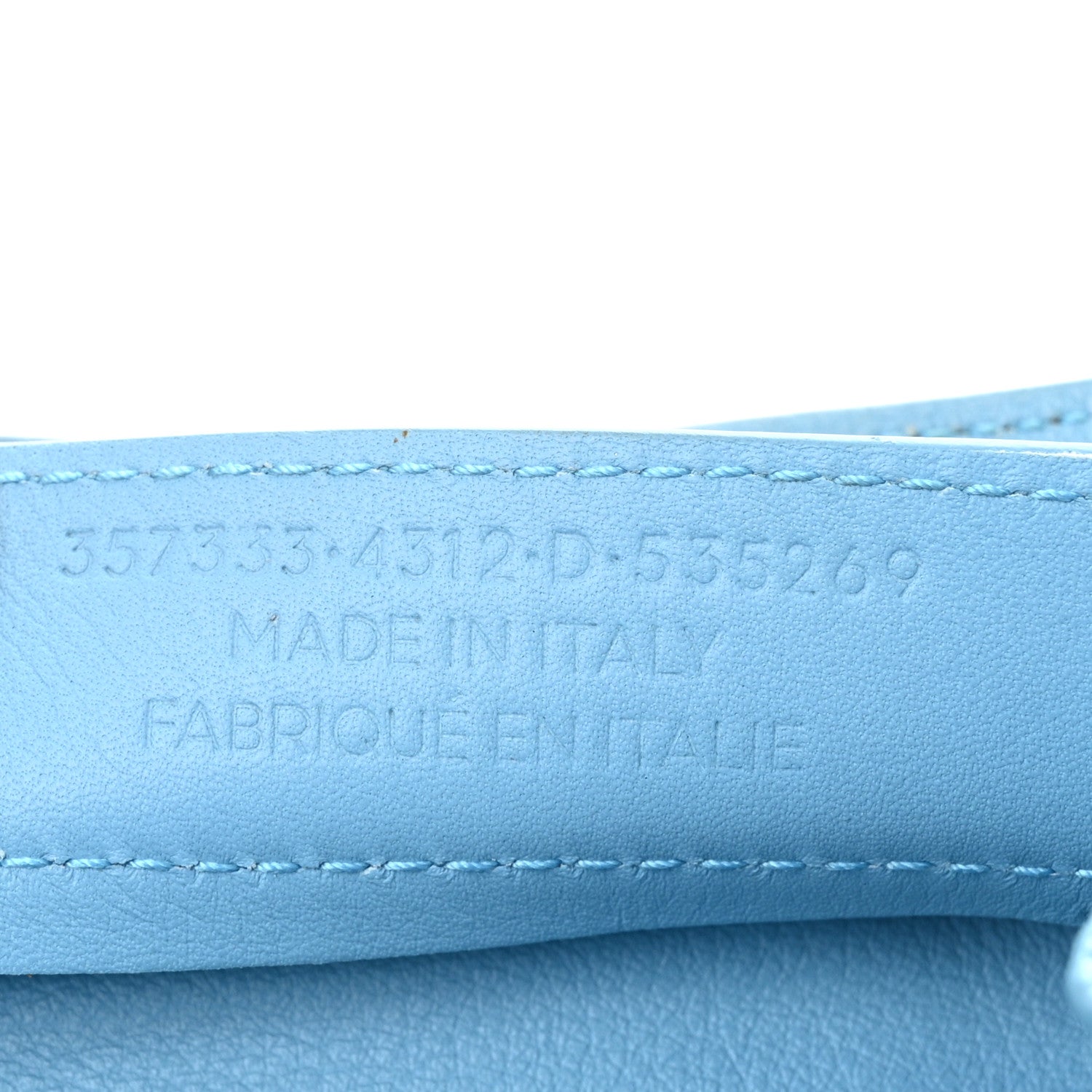 Balenciaga Supple Calfskin Papier Mini A4 Zip Around Tote Bleu Azur Clair 8 of 16