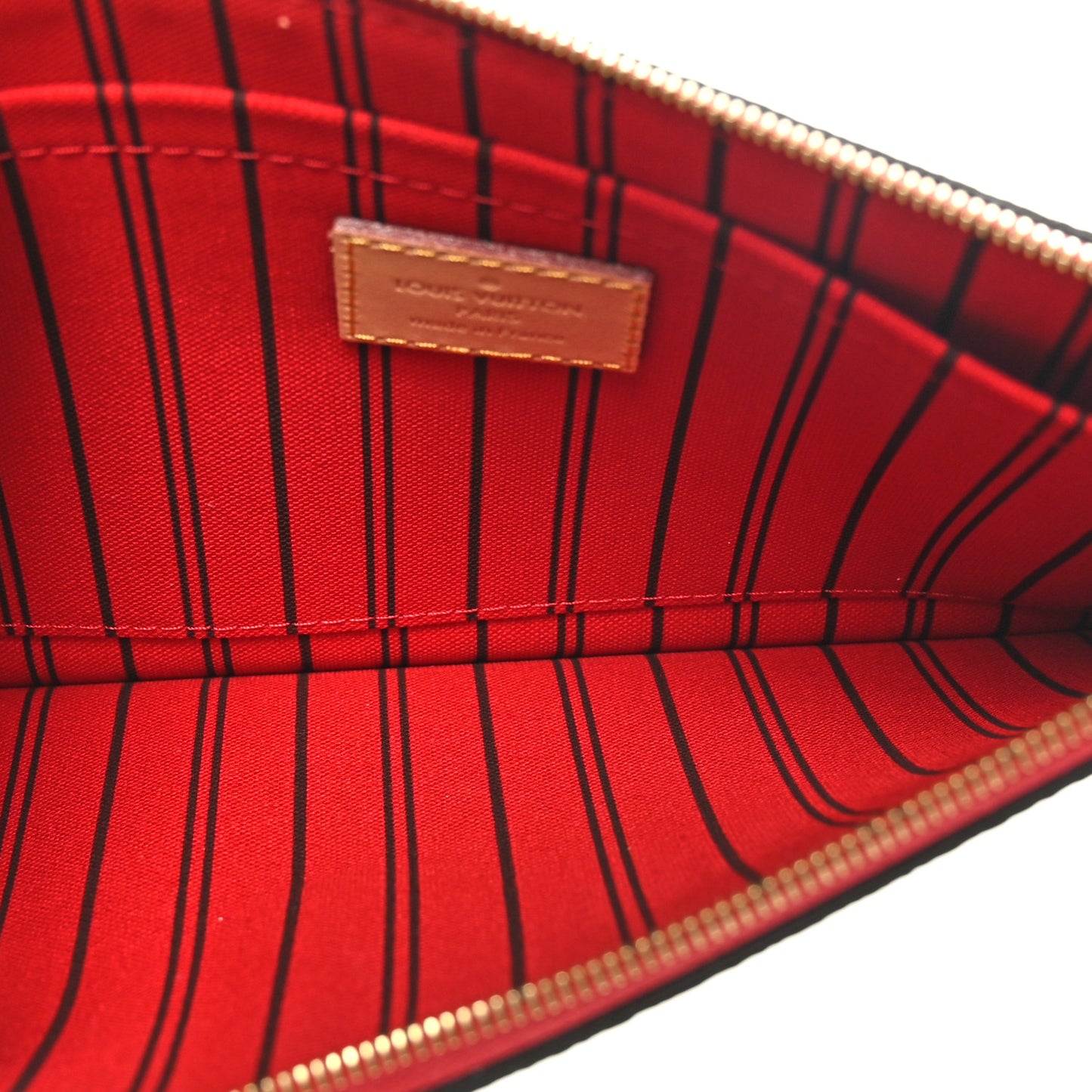 Monogram Neverfull MM GM Pochette Cherry