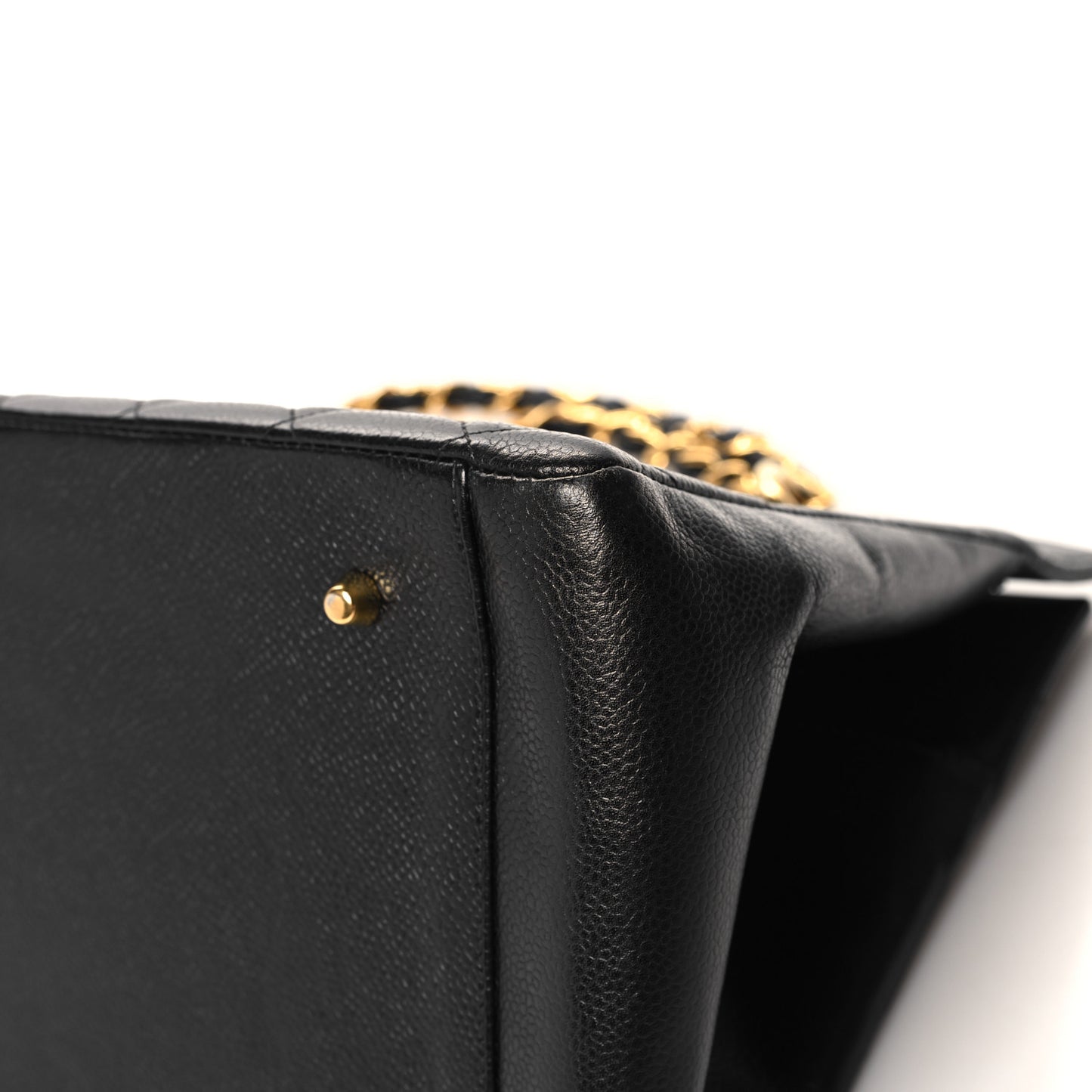 Caviar Quilted Grand Timeless Tote GTT Black