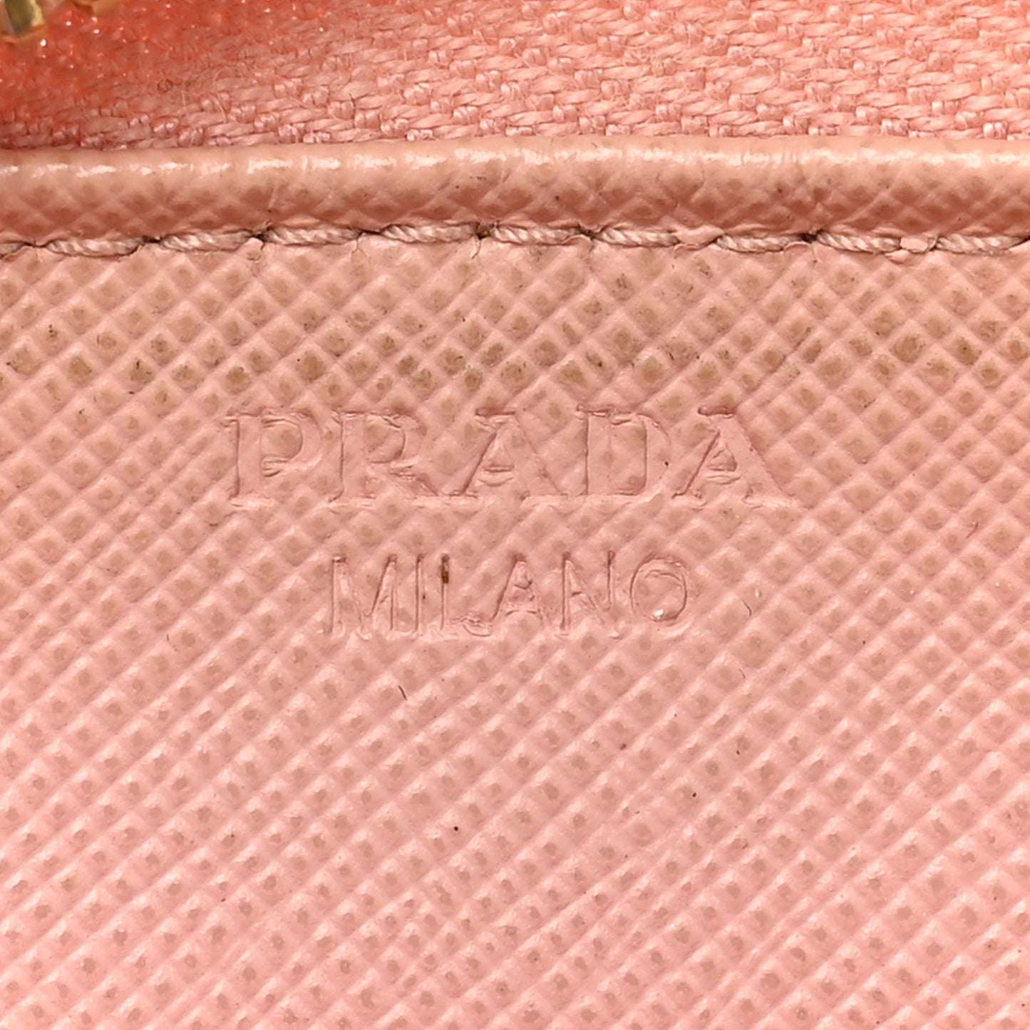 Saffiano Metal Zip Around Wallet Orchidea