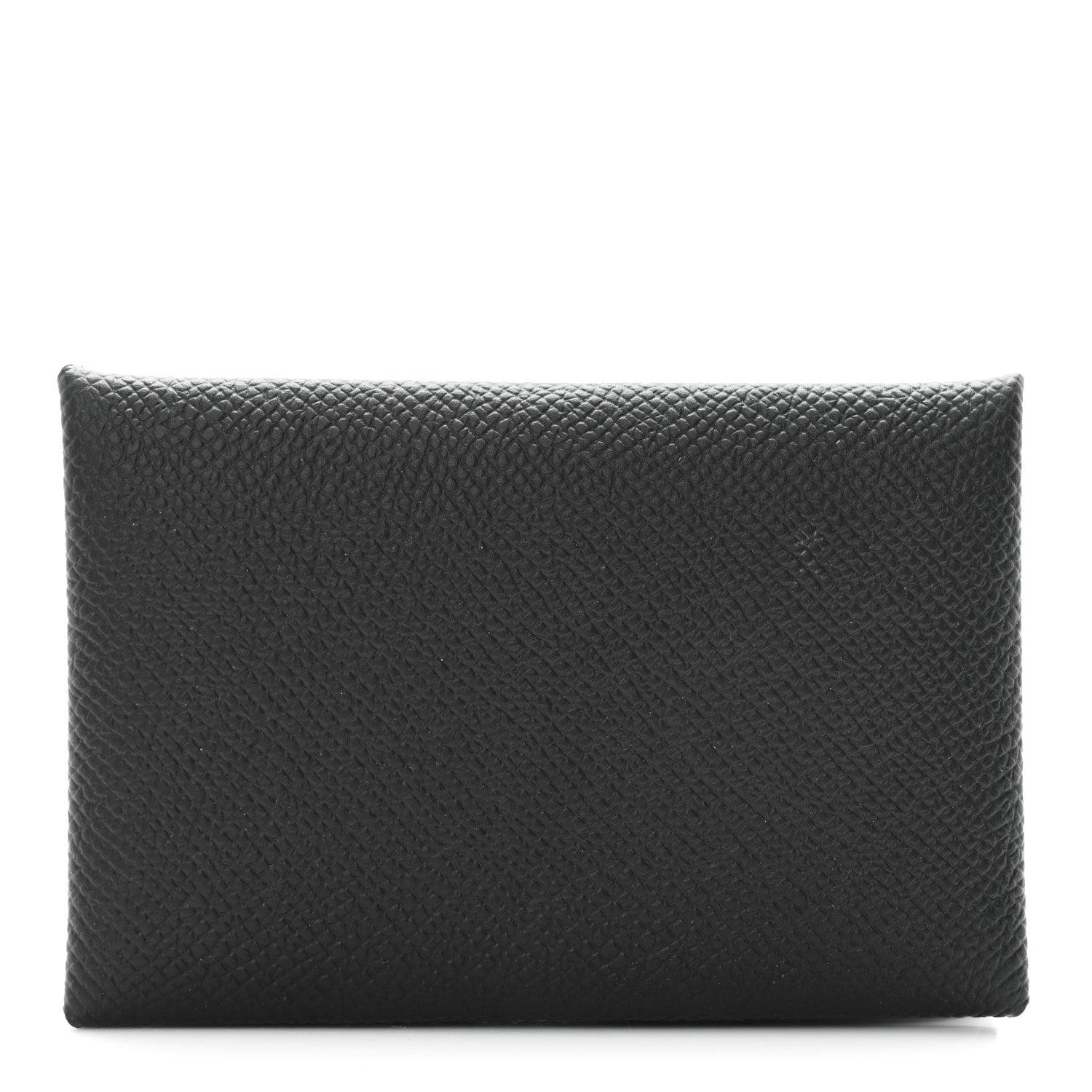Hermes Epsom Calvi Card Case Black 1 of 8