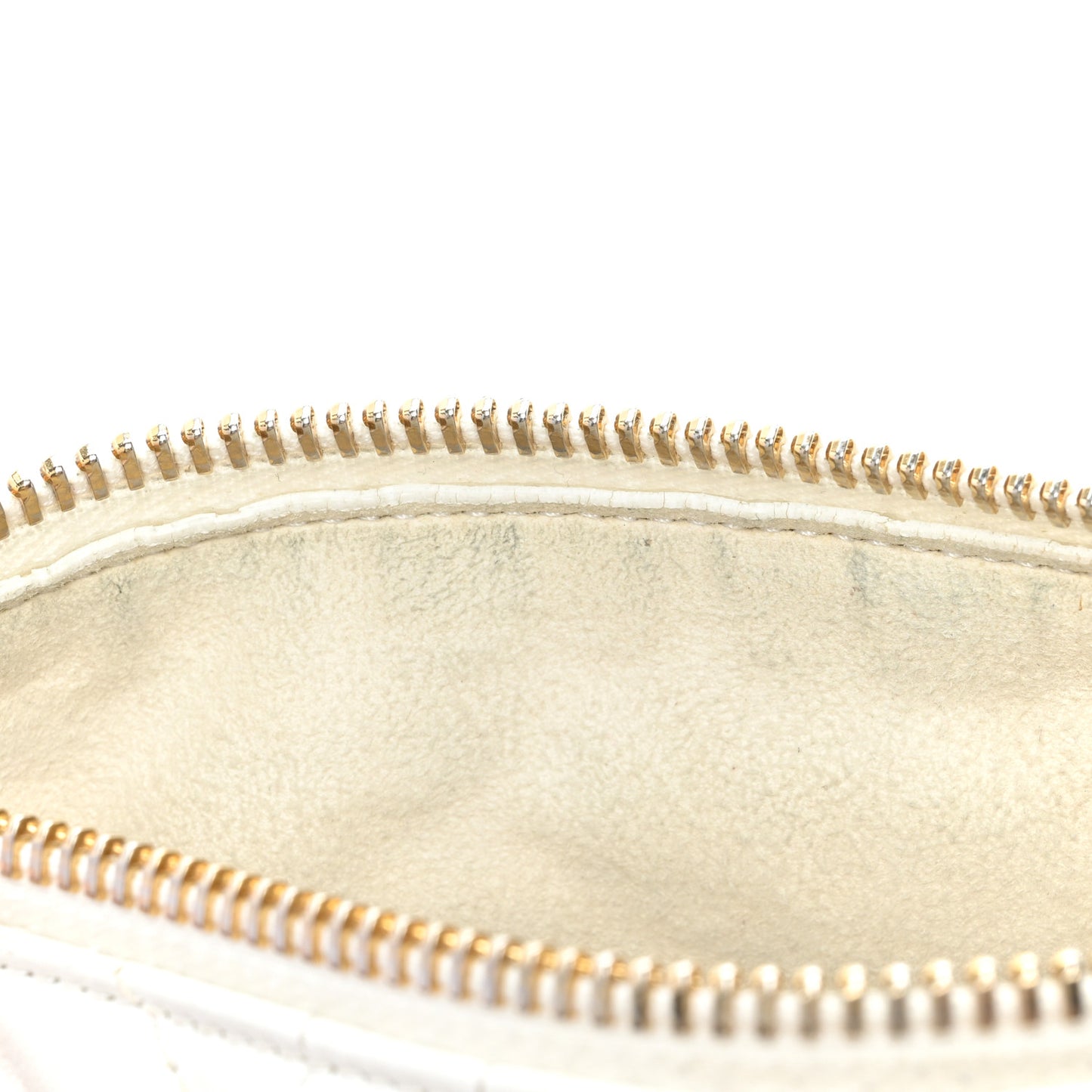 Lambskin Cannage Small Dior Vibe Hobo Bag White