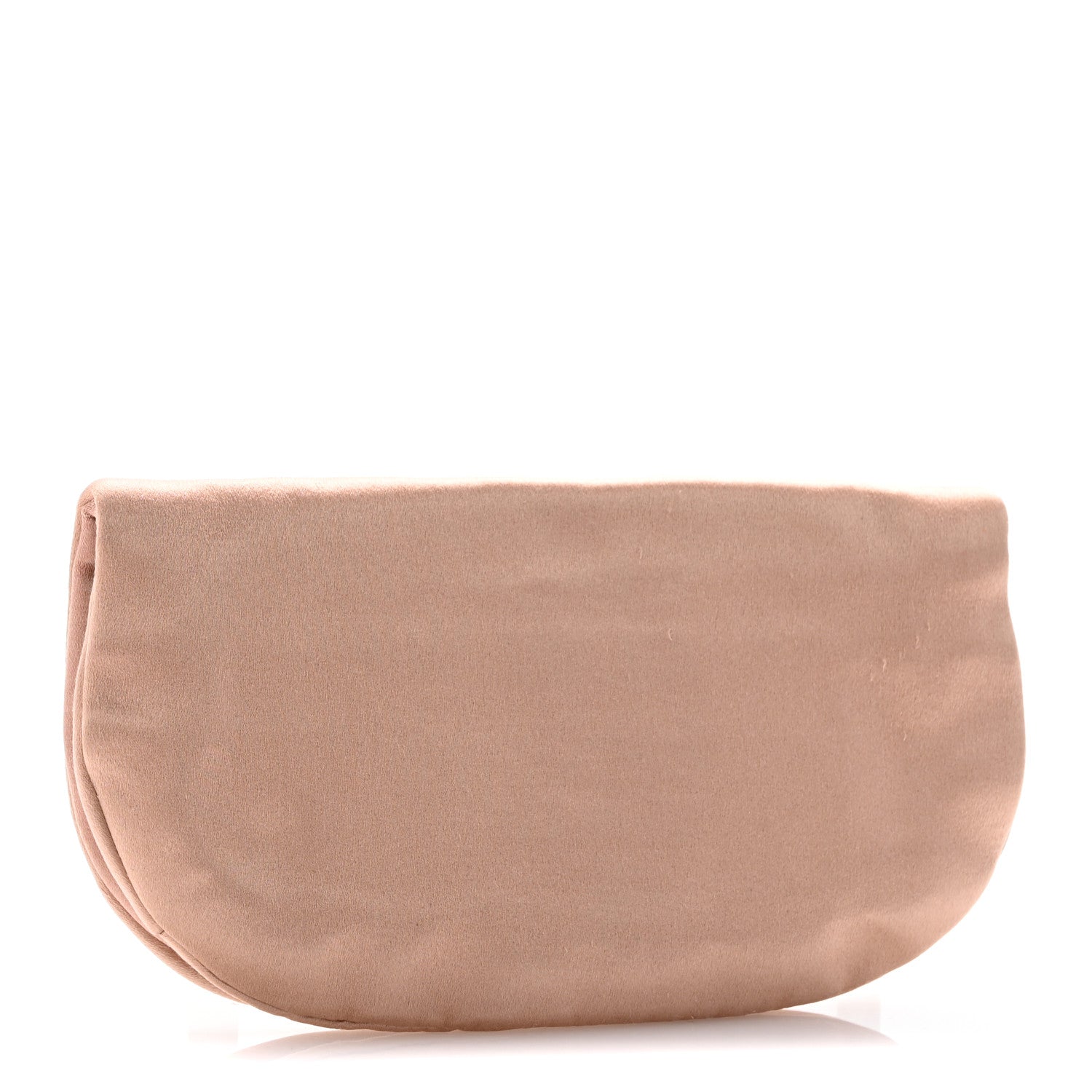 Saint Laurent Satin Embellished Evening Clutch Pink 3 of 10