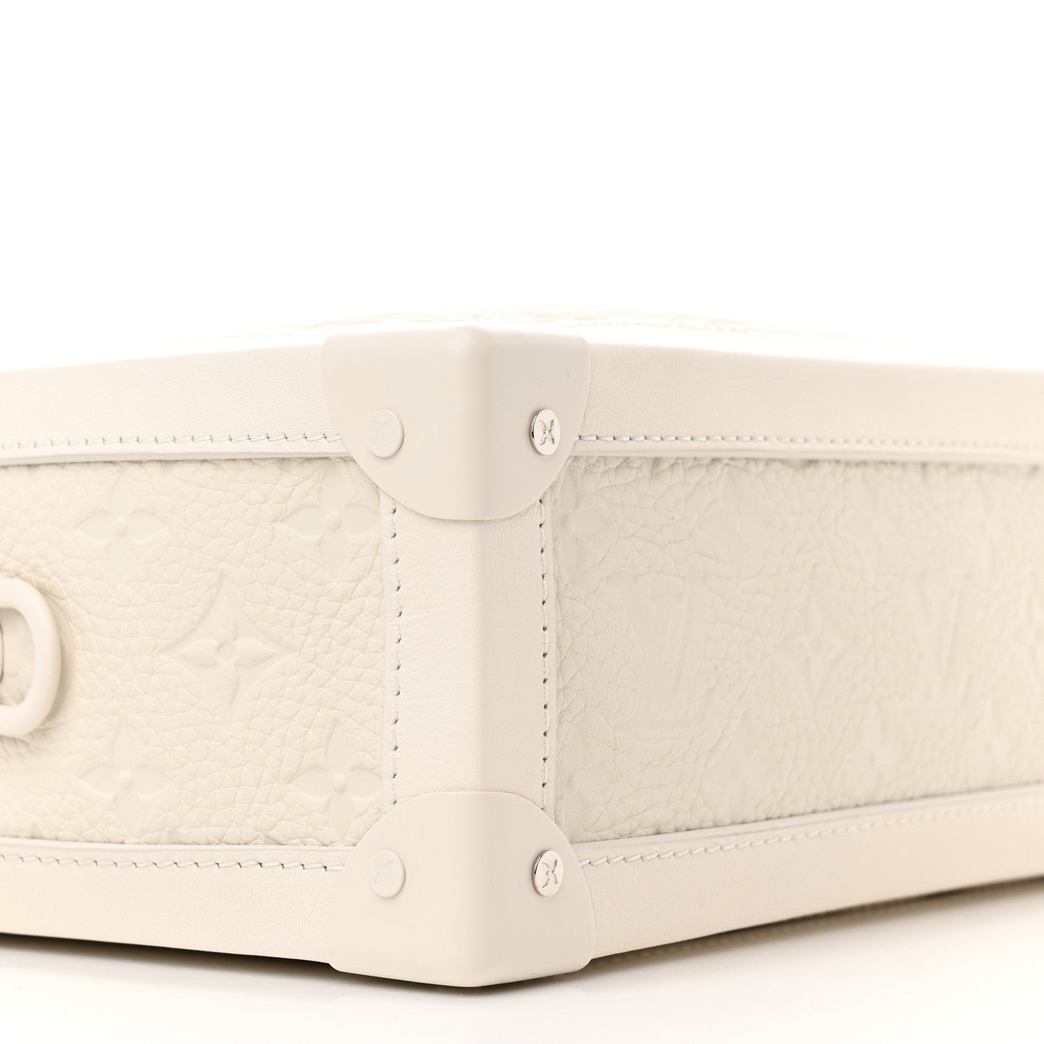 Louis Vuitton Taurillon Monogram Solar Ray Soft Trunk Powder White 9 of 14