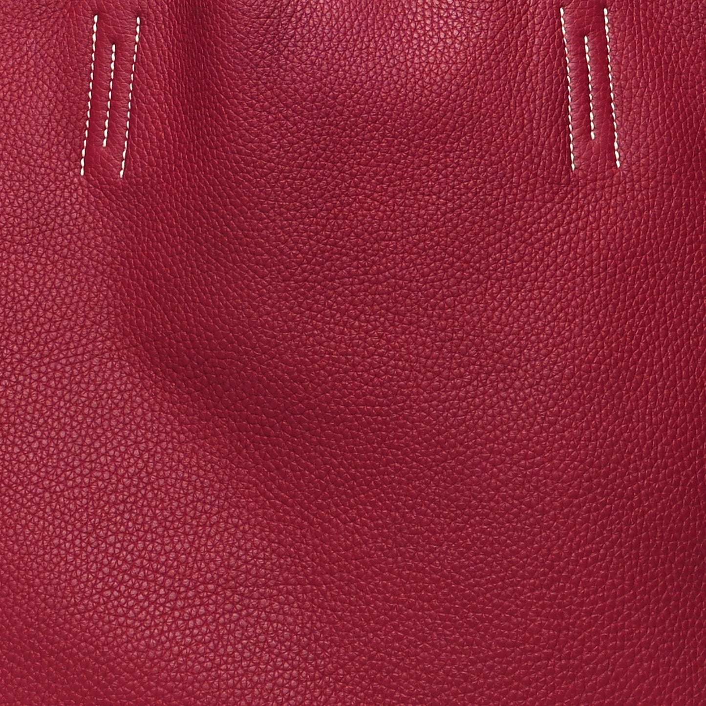 Taurillon Clemence Double Sens 36 Reversible Tote Rubis Rose Jaipur
