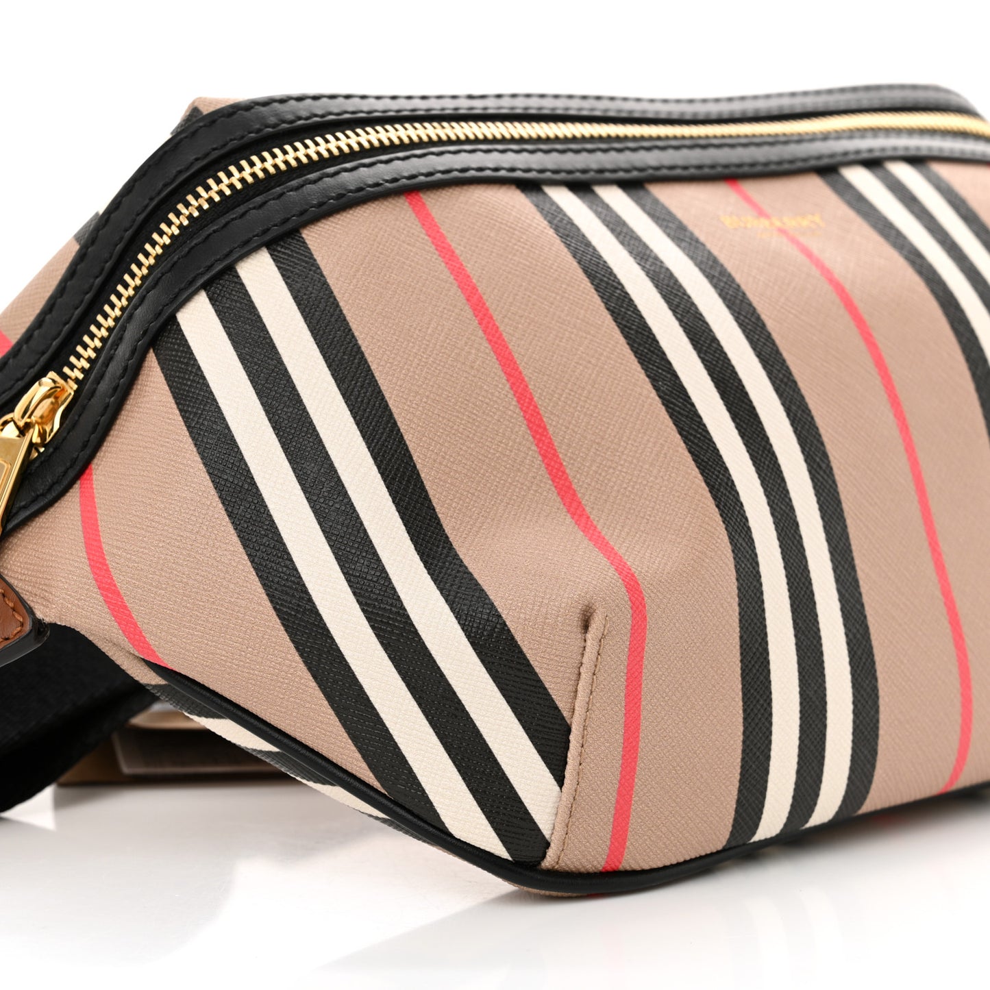 E-Canvas Icon Stripe Sonny Bum Bag Archive Beige