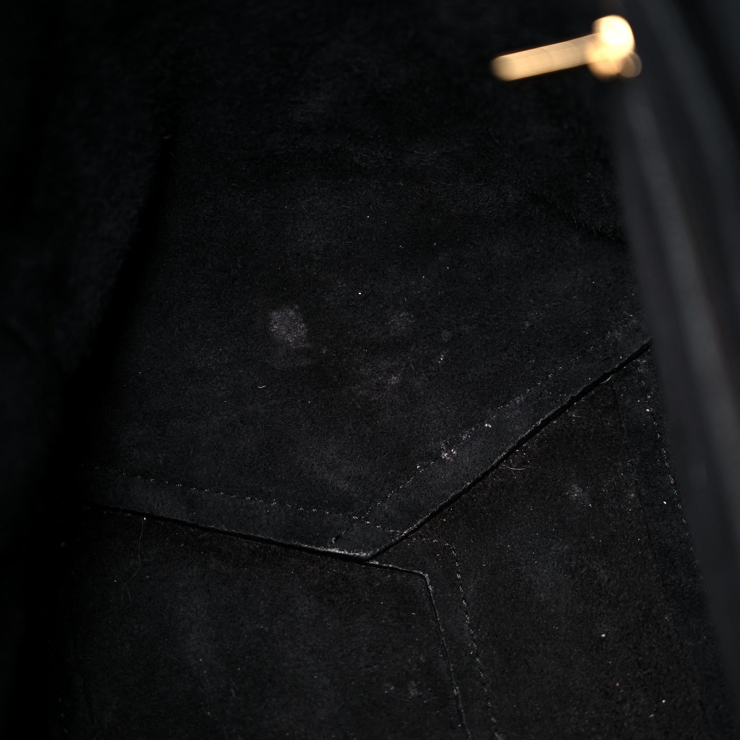 Soft Grained Calfskin Sangle Bucket Bag Black