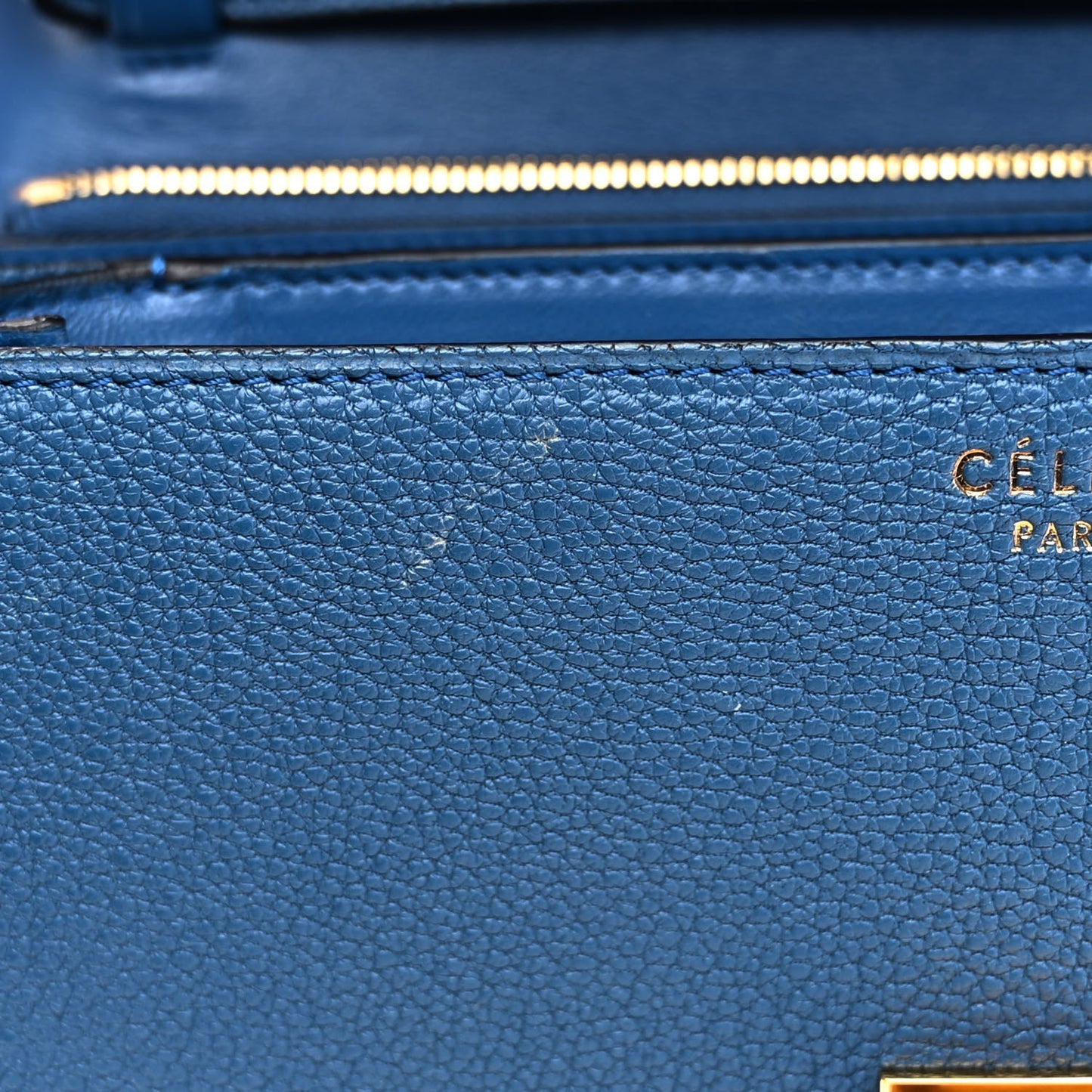 Goatskin Medium Classic Box Flap Bag Deepsea