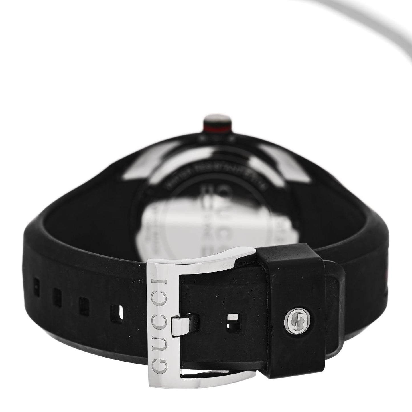 Stainless Steel Rubber 36mm Sync Web Quartz Watch Black