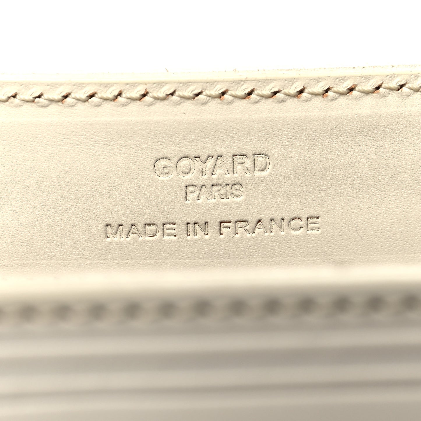 Goyardine Jersey PM Bag White