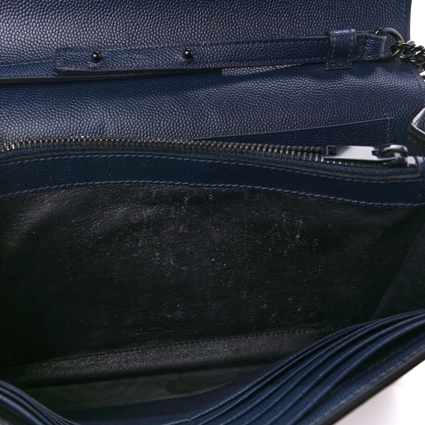 Grain De Poudre Monogram Chain Wallet Marine