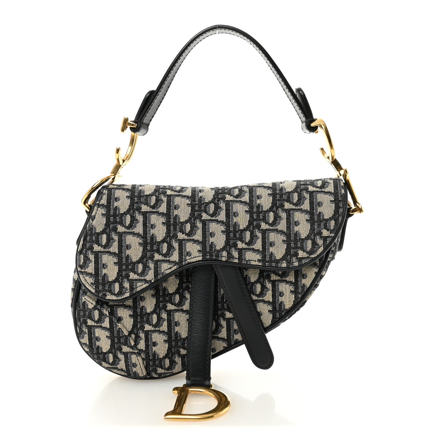 Christian Dior Oblique Mini Saddle Bag Blue 1886205 – FASHIONPHILE