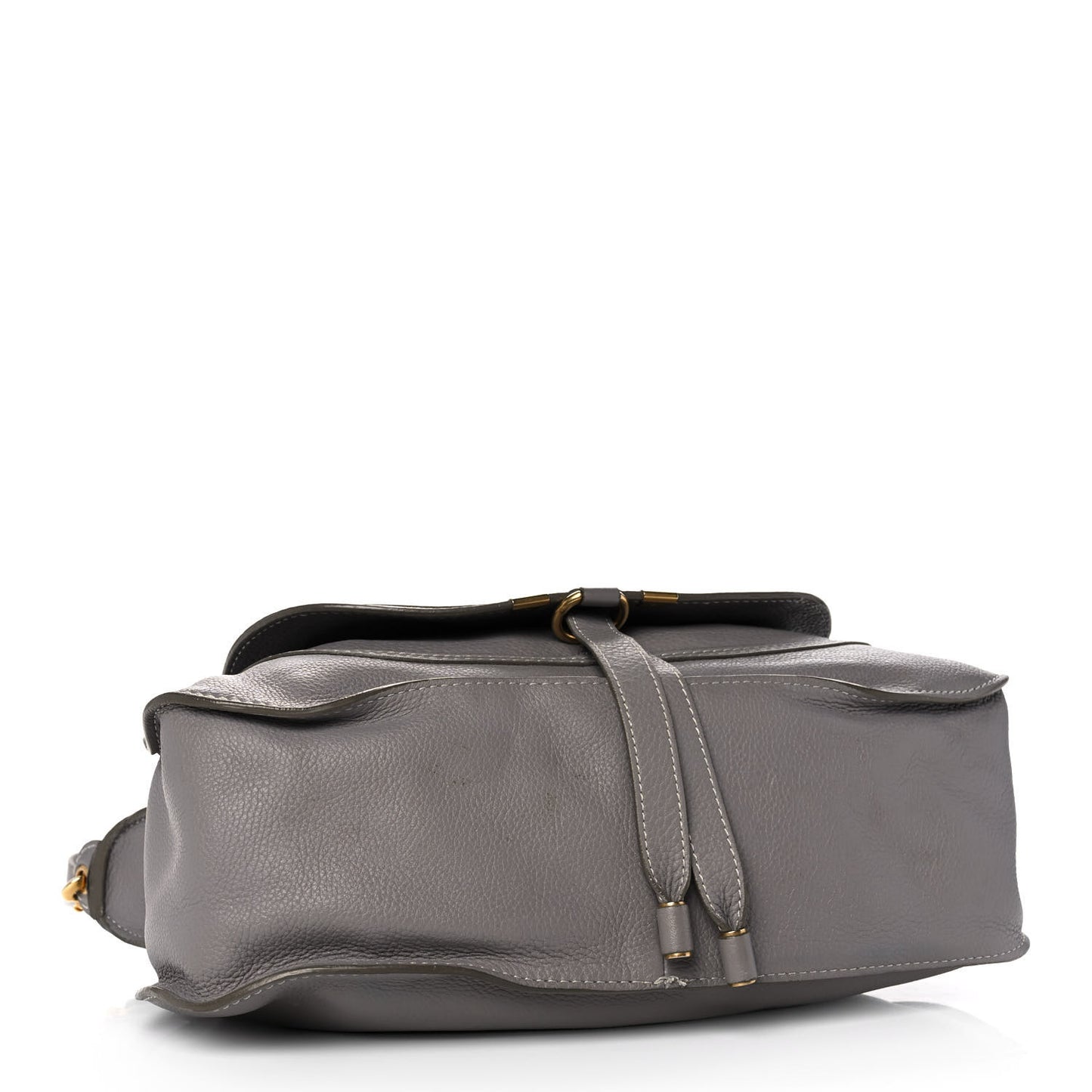 Calfskin Small Marcie Satchel Cashmere Grey