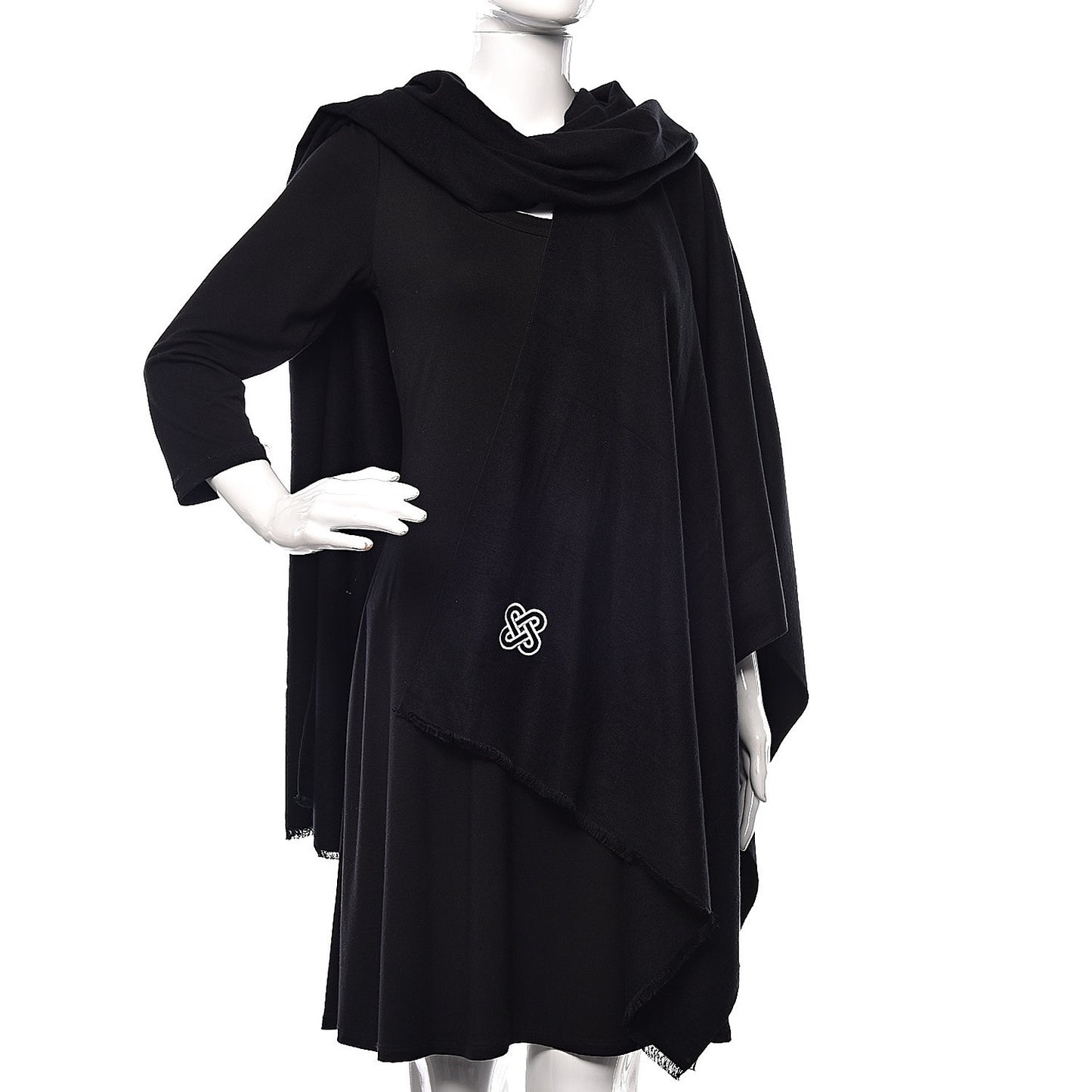 FASHIONPHILE Viscose Wrap Black