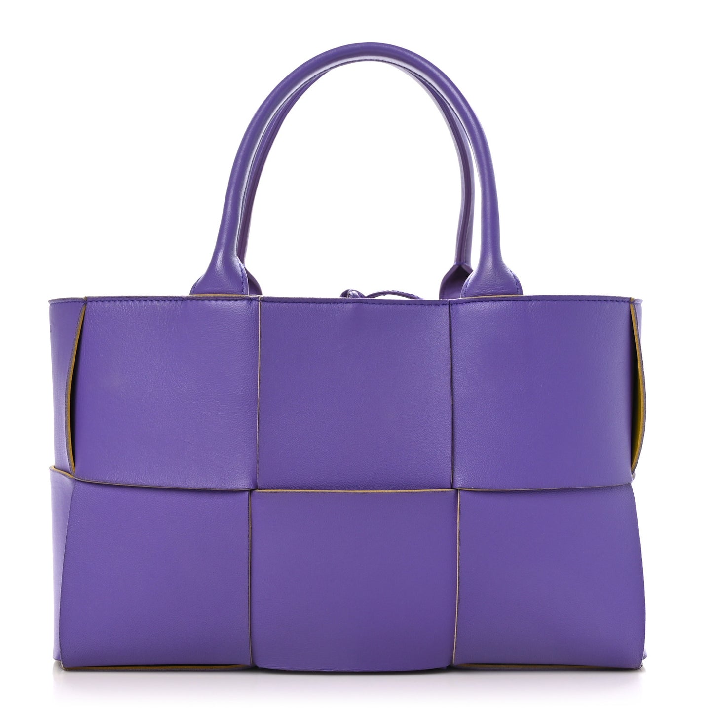 Nappa Maxi Intrecciato Small Arco Tote Purple