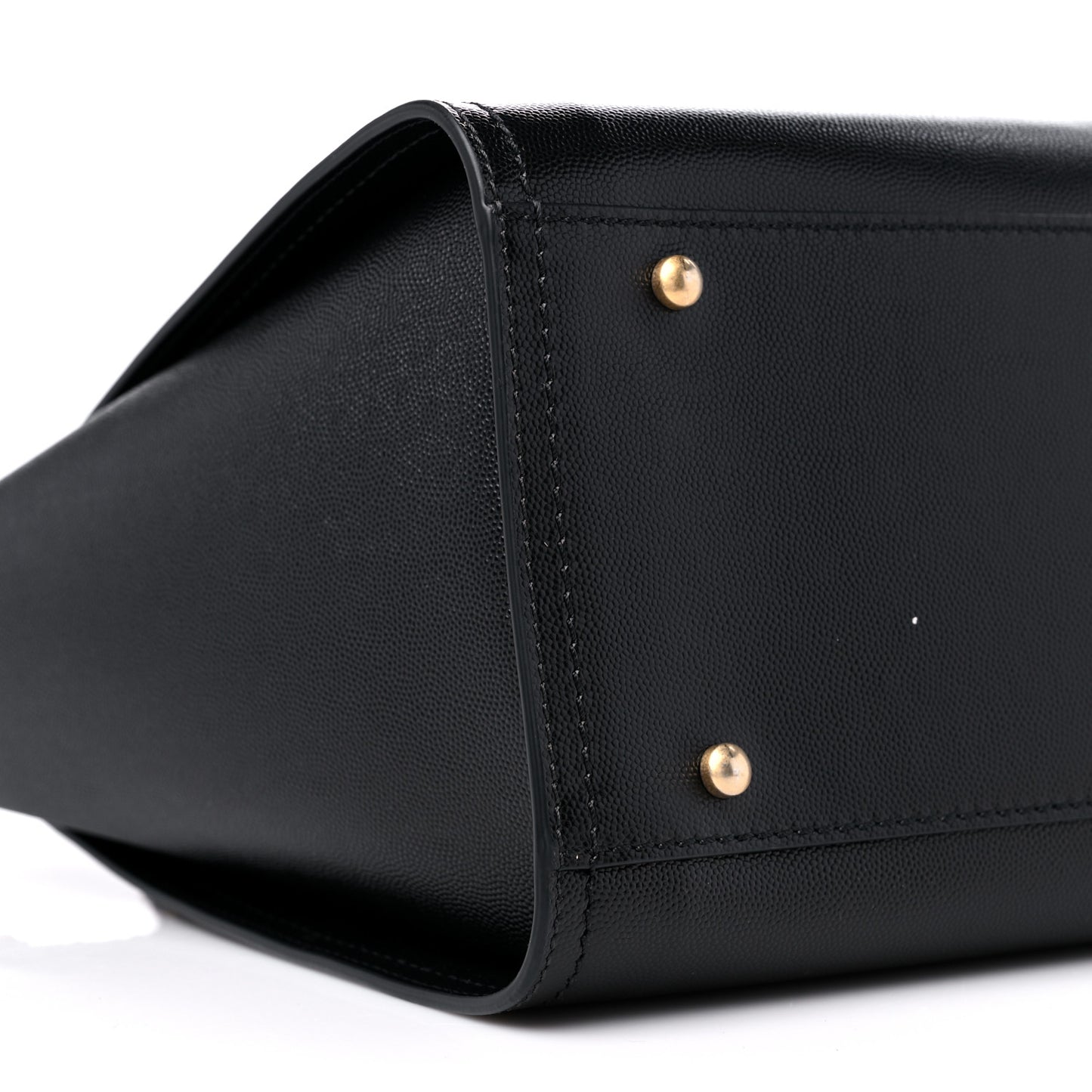 Caviar Small Studded Deauville Tote Black
