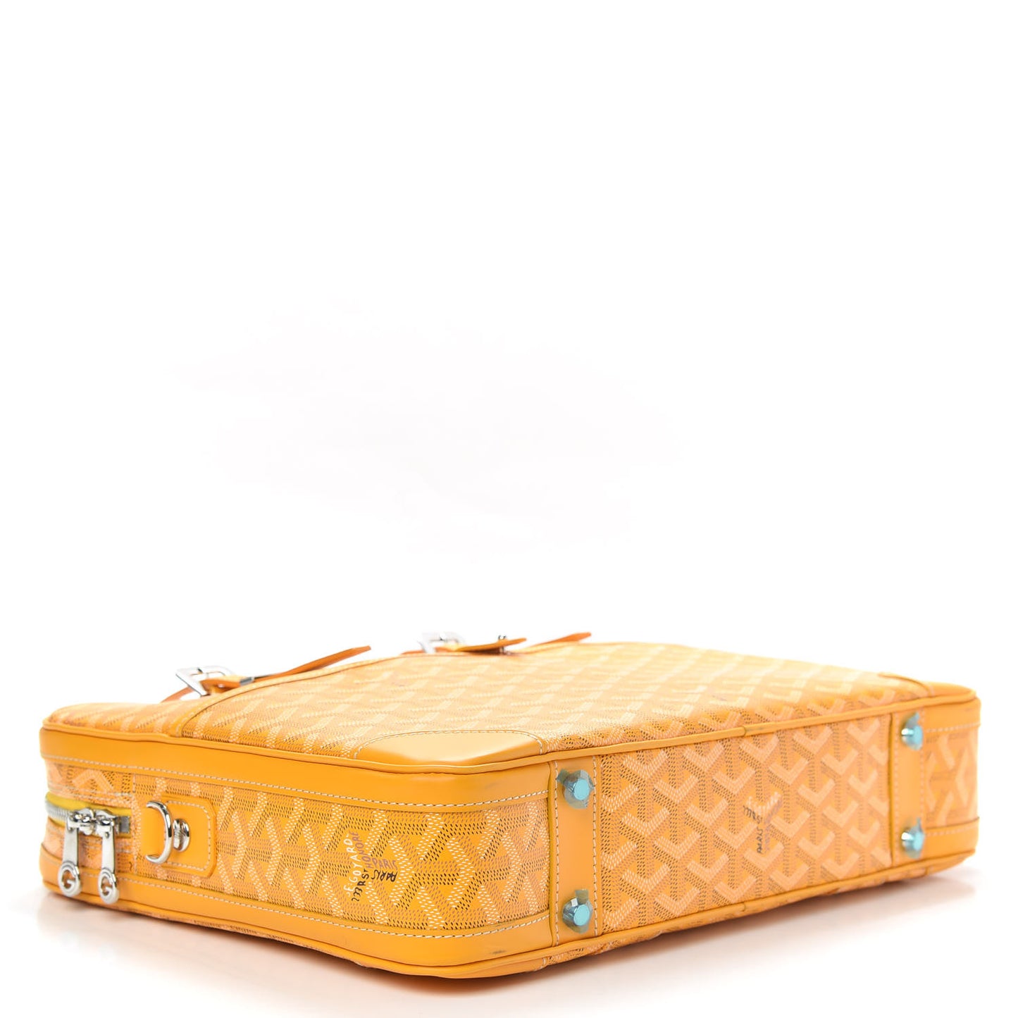 Goyardine PM Ambassade Briefcase Yellow