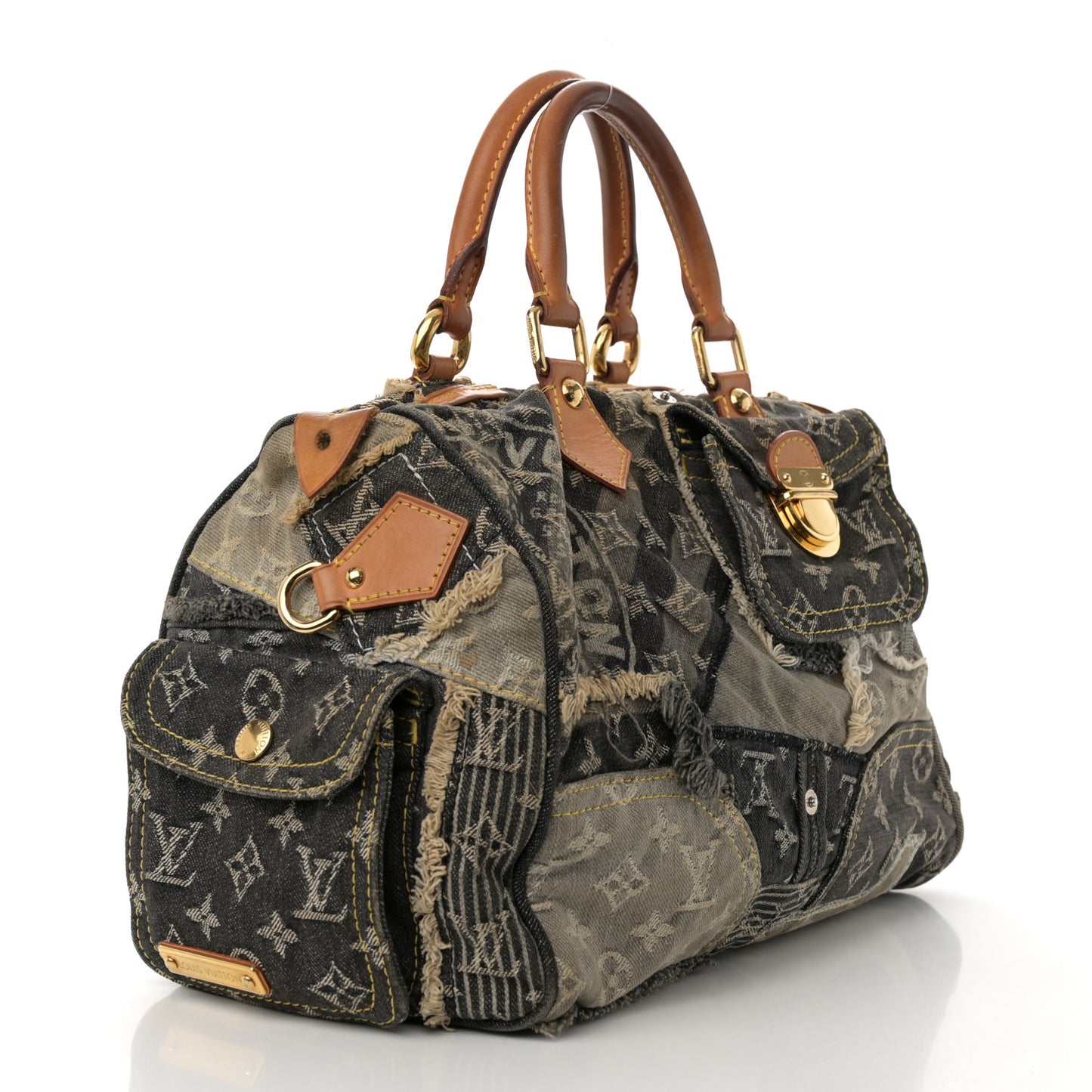 Denim Patchwork Speedy 30 Grey