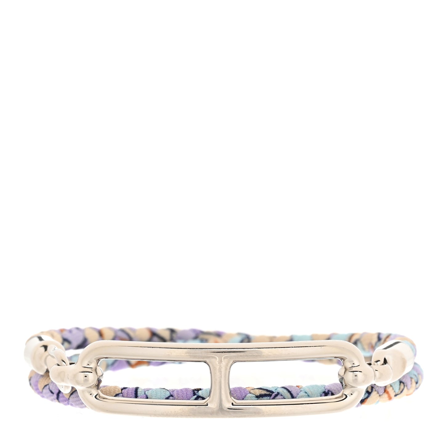 Silk Printed Astrologie Nouvelle Roulis Double Tour Bracelet T2 Lilas