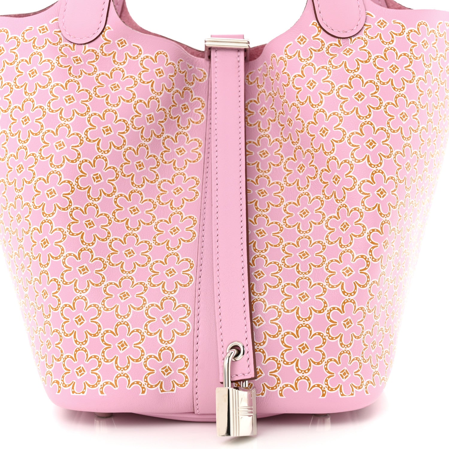 Hermes Swift Lucky Daisy Picotin Lock 18 PM Mauve Sylvestre 8 of 11