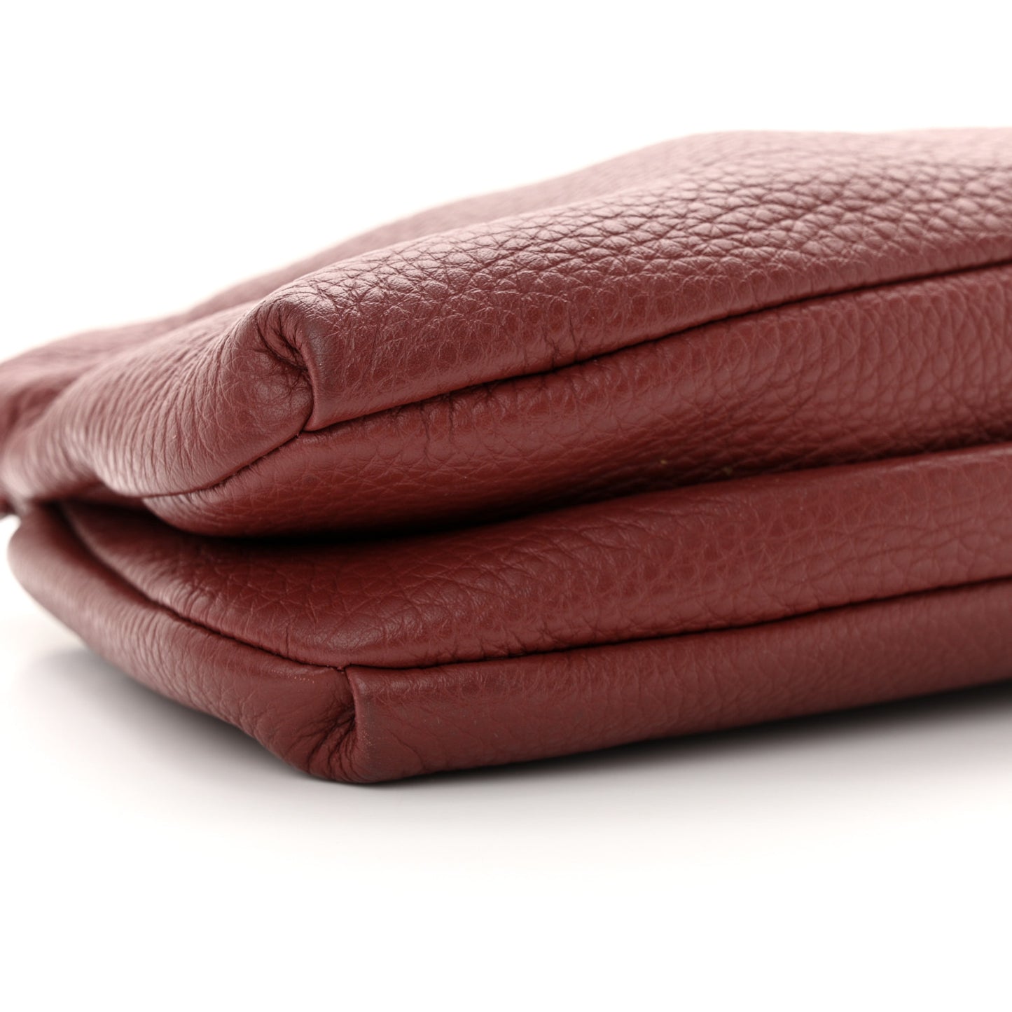Grained Calfskin Bourse Clutch