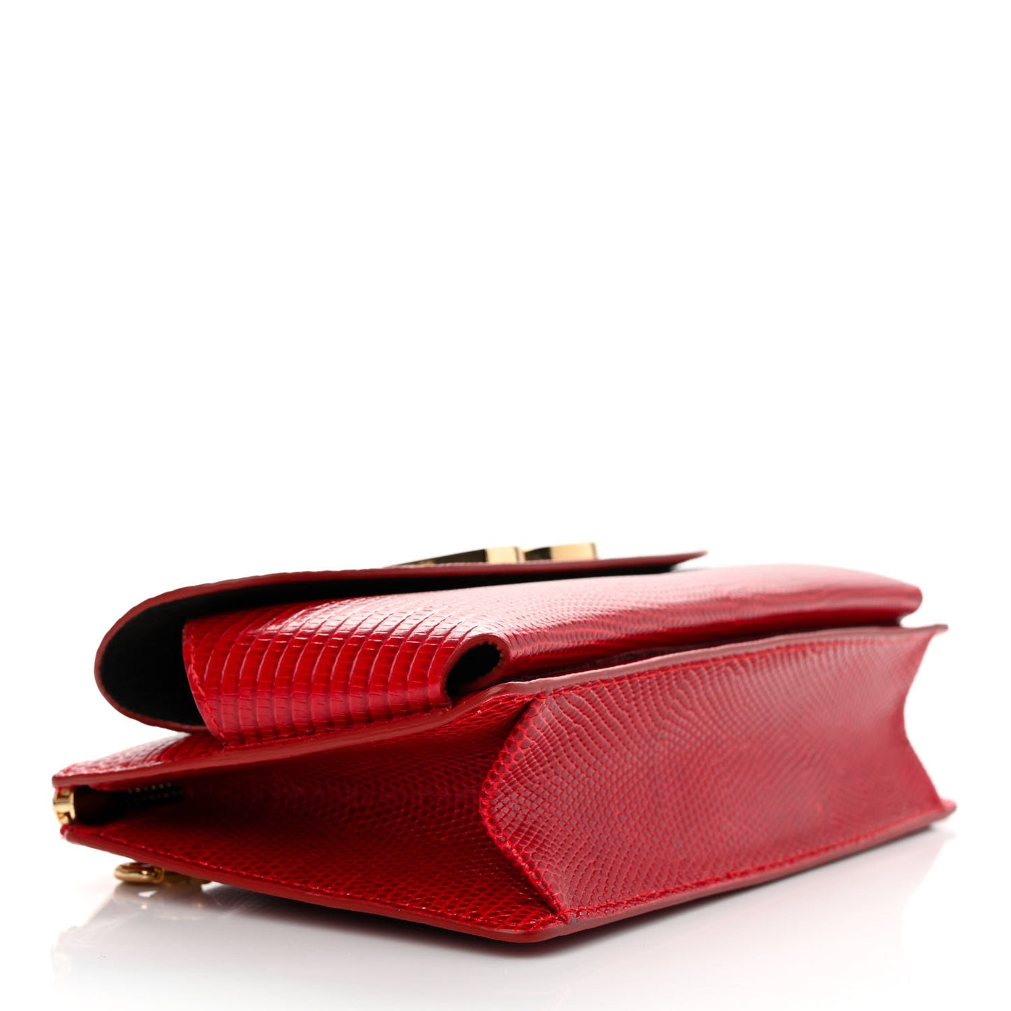 Lizard Effect Wallet On Chain Red