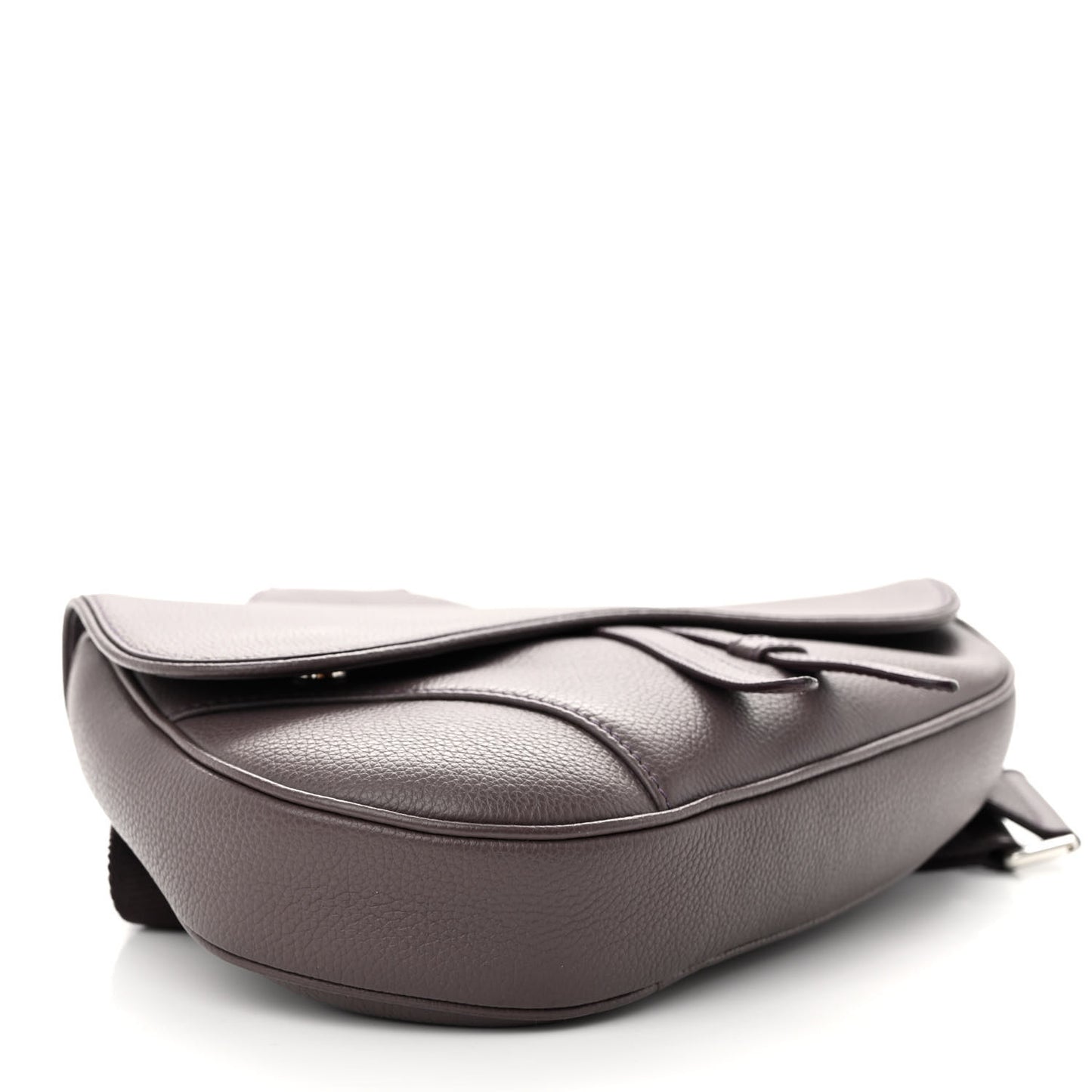 Grained Calfskin Kim Jones Saddle Bag Amaranth