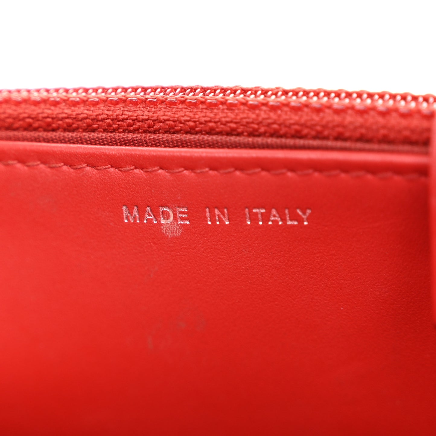 Caviar Timeless CC Wallet on Chain WOC Red