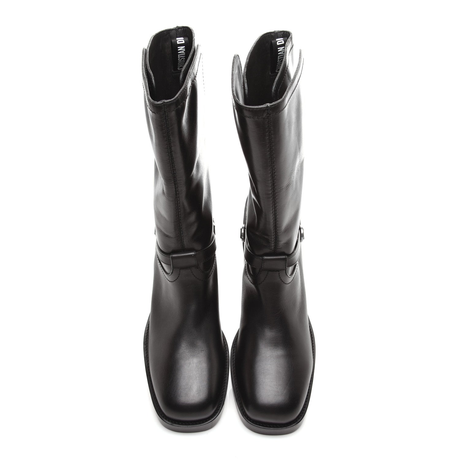Christian Dior Soft Calfskin Diorider Boots 39 Black 6 of 9