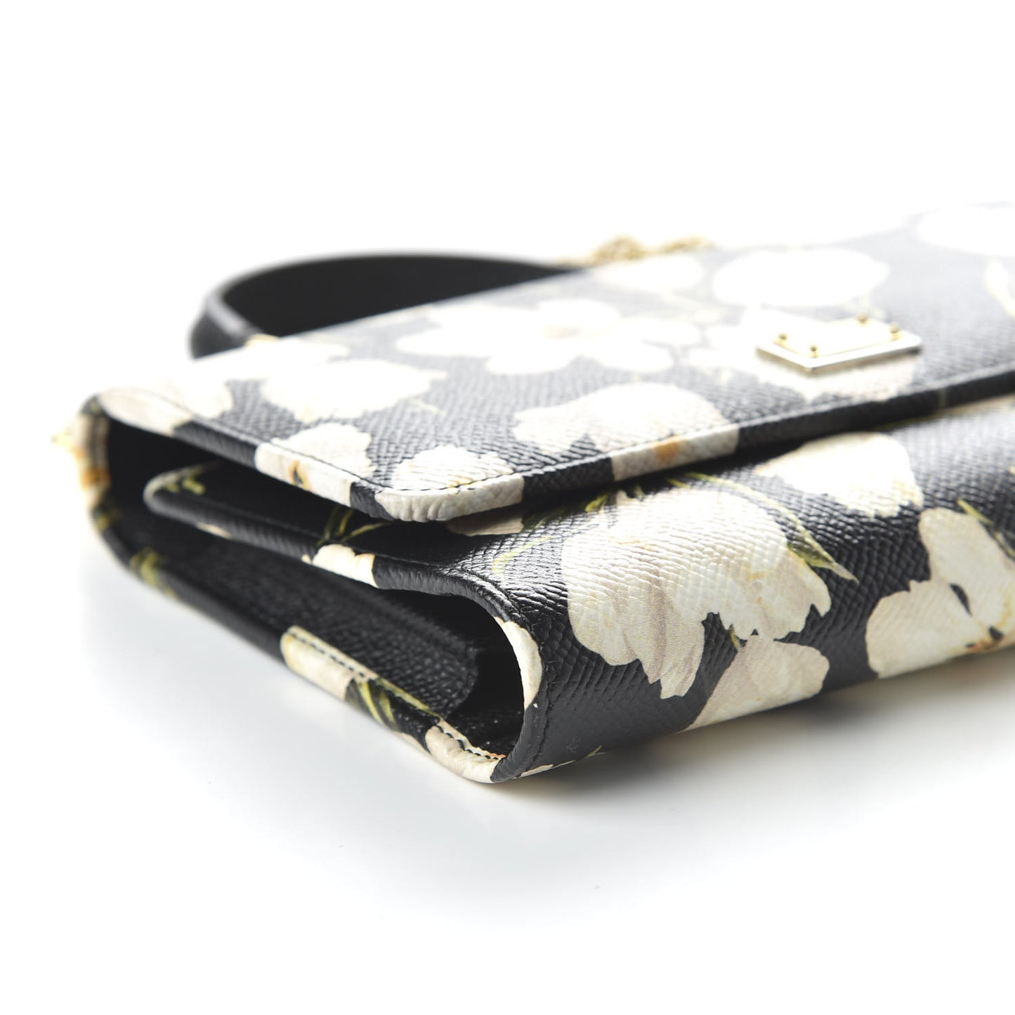 Dauphine Tulip Print Mini Von Bag Black
