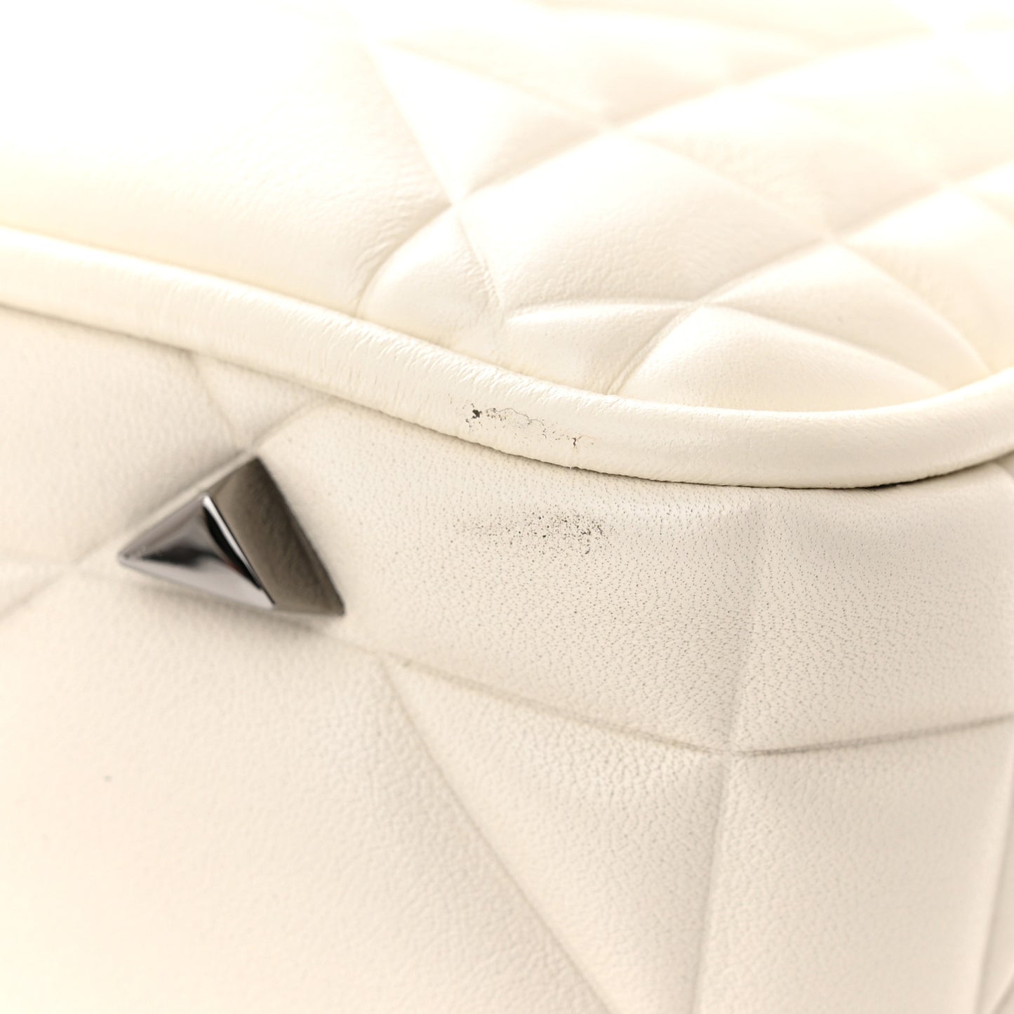 Calfskin Cannage Small The Lady 95.22 Ivory