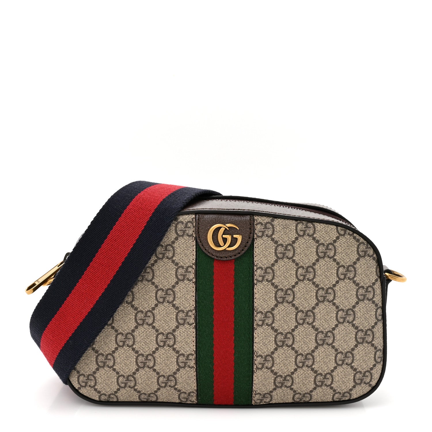 GUCCI オルゴール（紙袋付き） Gucci GG Supreme Monogram Textured Dollar Calfskin Web Ophidia