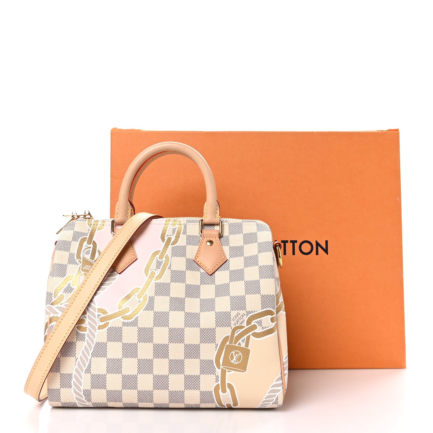 Damier Azur Nautical Speedy Bandouliere 25