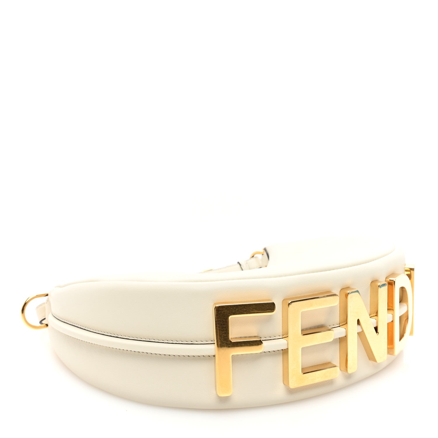 Fendi Vitello Grace Matte Small Fendigraphy Hobo Bag White Ice 4 of 10