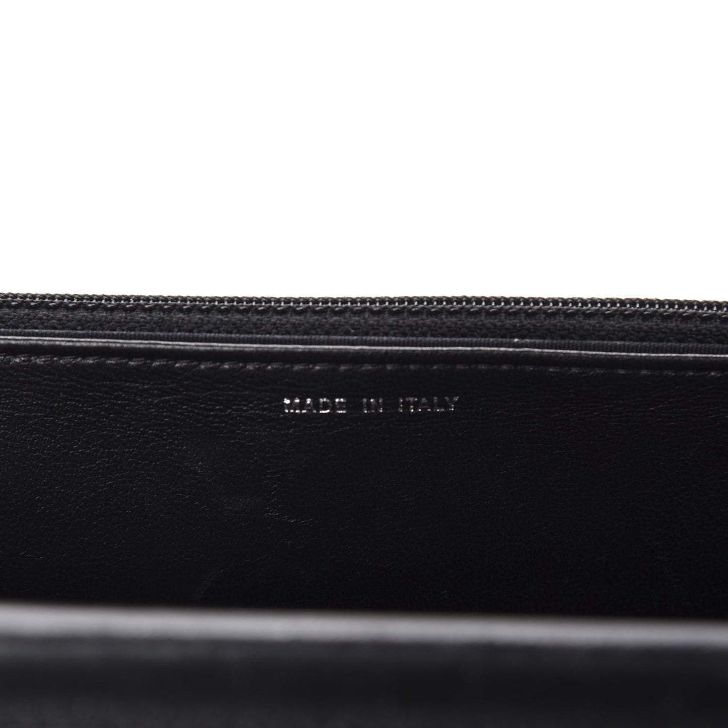 Lambskin Quilted Boy Wallet On Chain WOC Black
