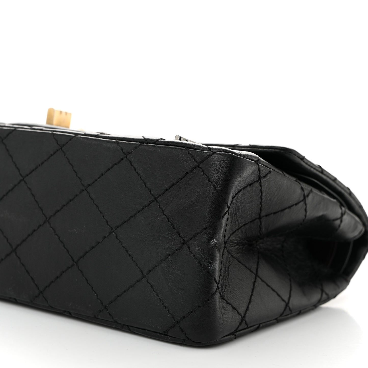 Aged Calfskin Lucky Charms 2.55 Reissue 225 Flap Black