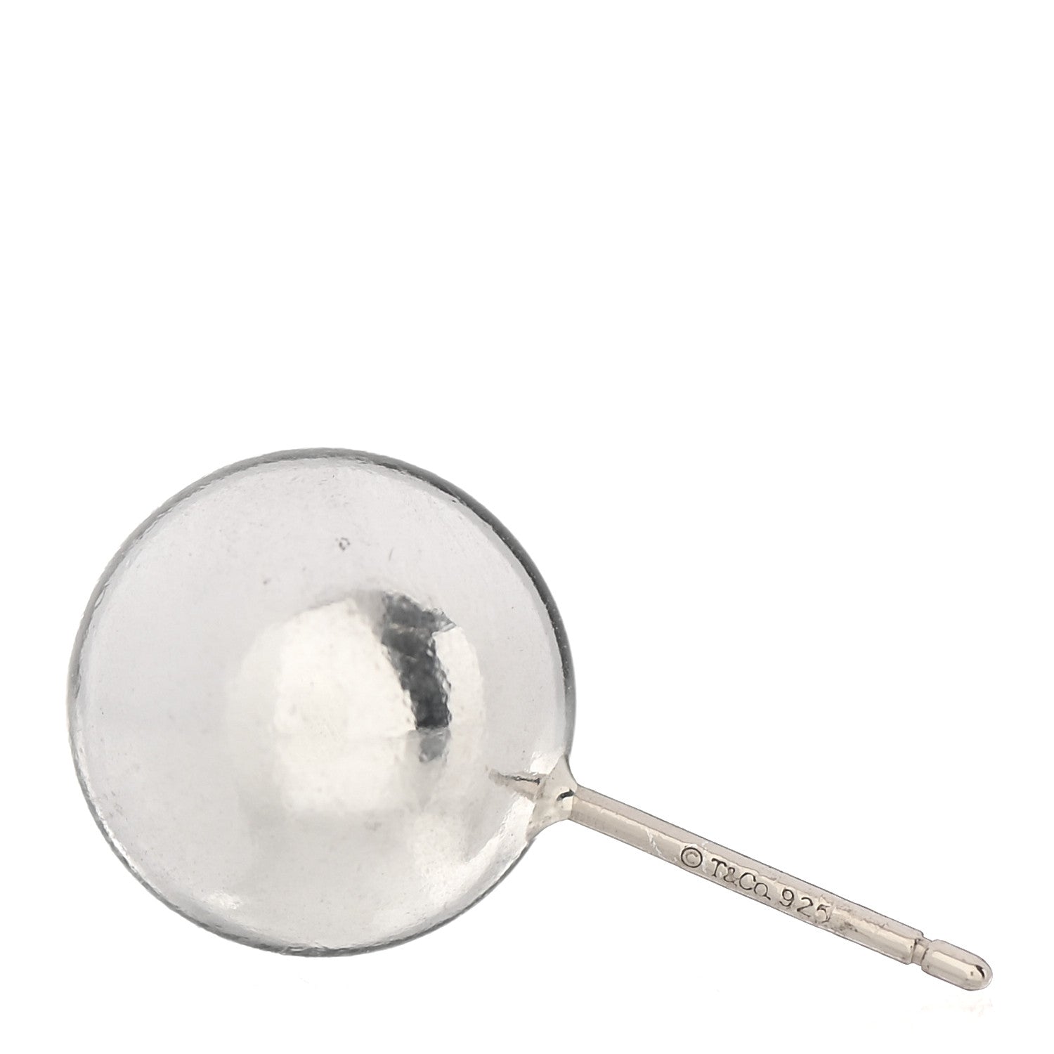 Tiffany Sterling Silver 10mm HardWear Ball Earrings 4 of 4