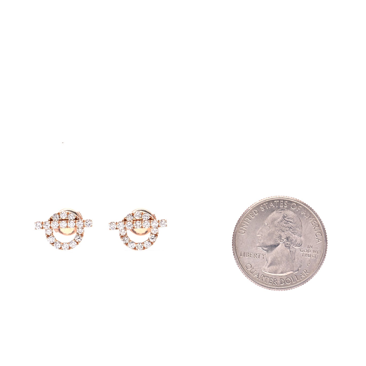 18K Rose Gold Diamond Finesse Earrings