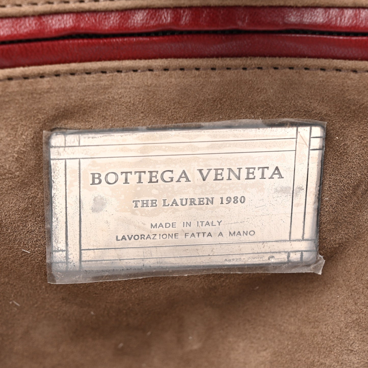 Nappa Intrecciato The Lauren 1980 Clutch Gigolo Red
