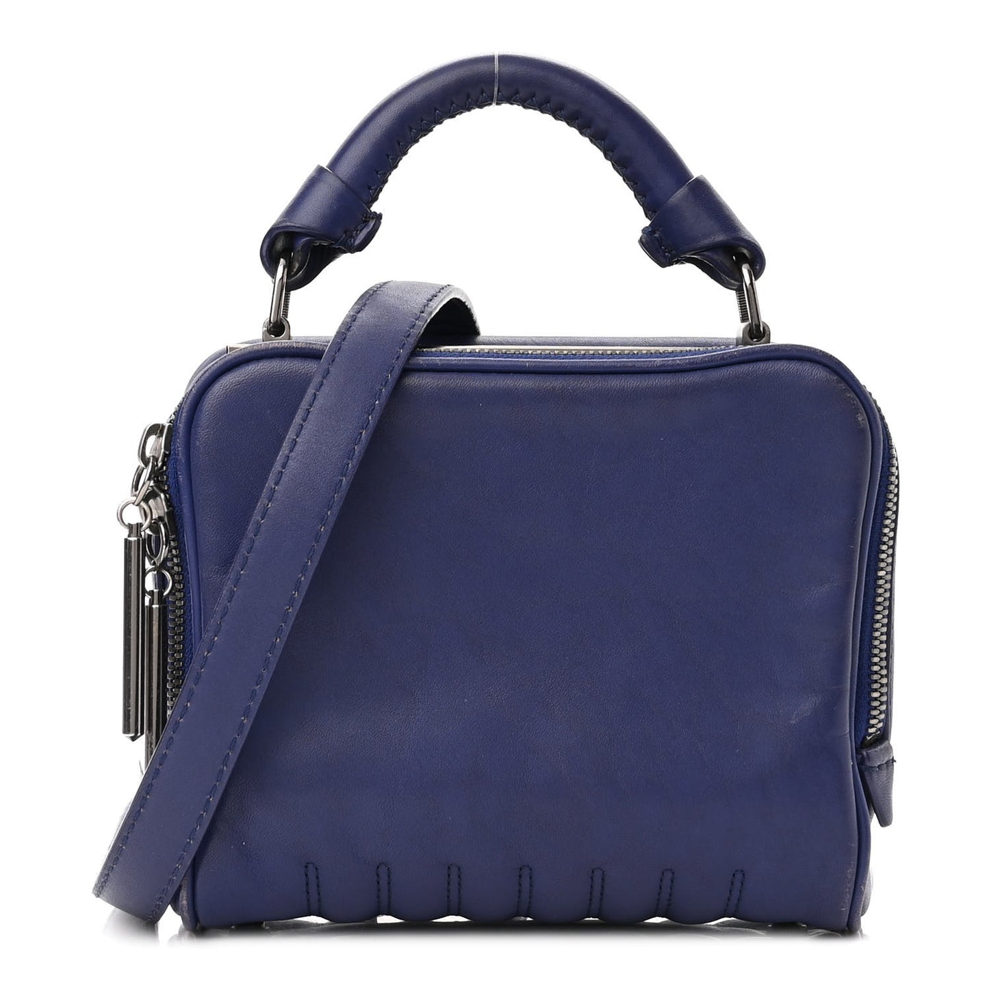 Calfskin Small Ryder Satchel Ultramarine