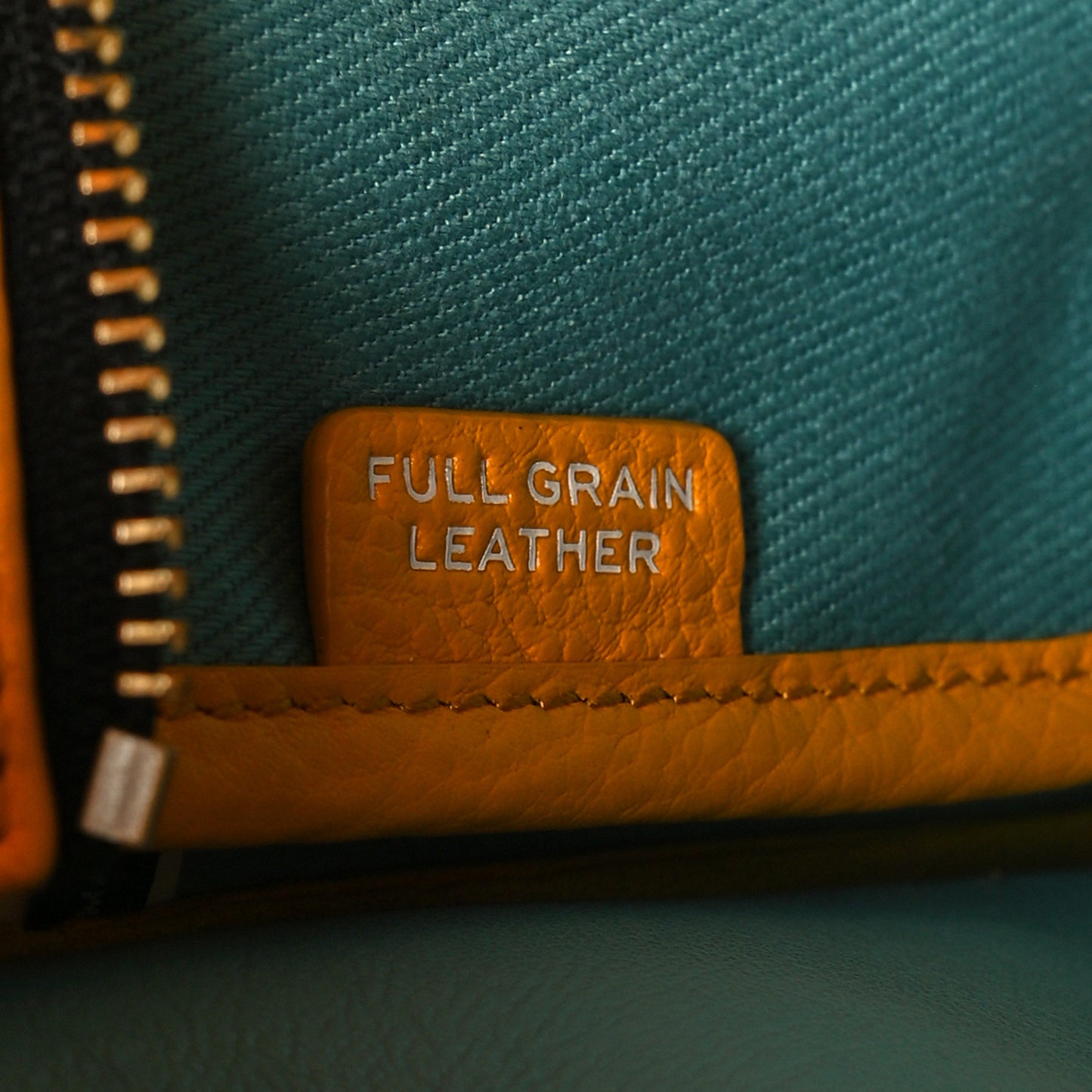 Grained Calfskin Small The Tote Bag Artisan Gold