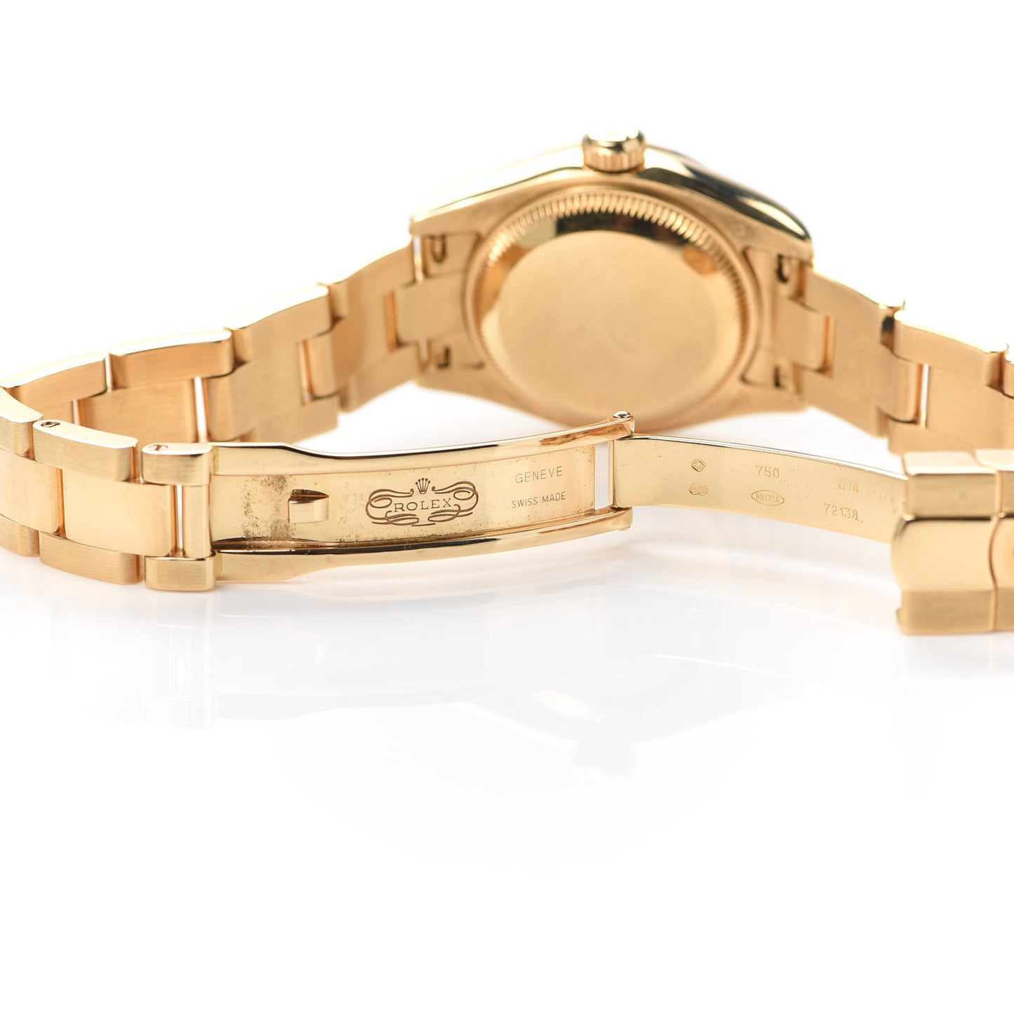 18K Yellow Gold 28mm Oyster Perpetual Datejust Watch White Roman 179168