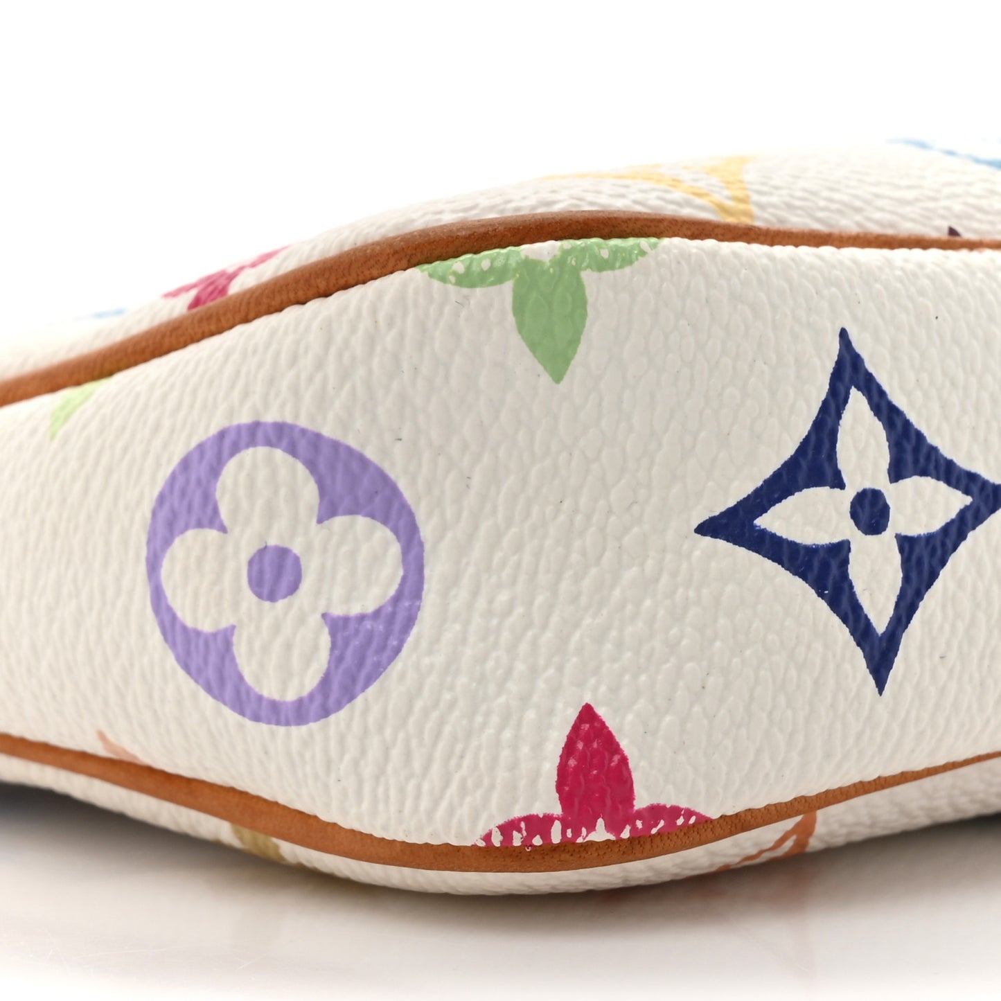 Monogram Multicolor Pochette Accessories White