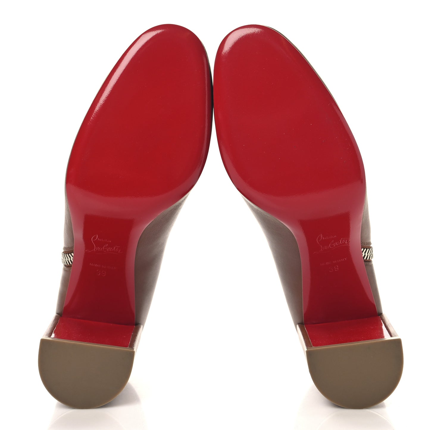 Calfskin Ziptotal 85 Ankle Boots 39 Cuoio
