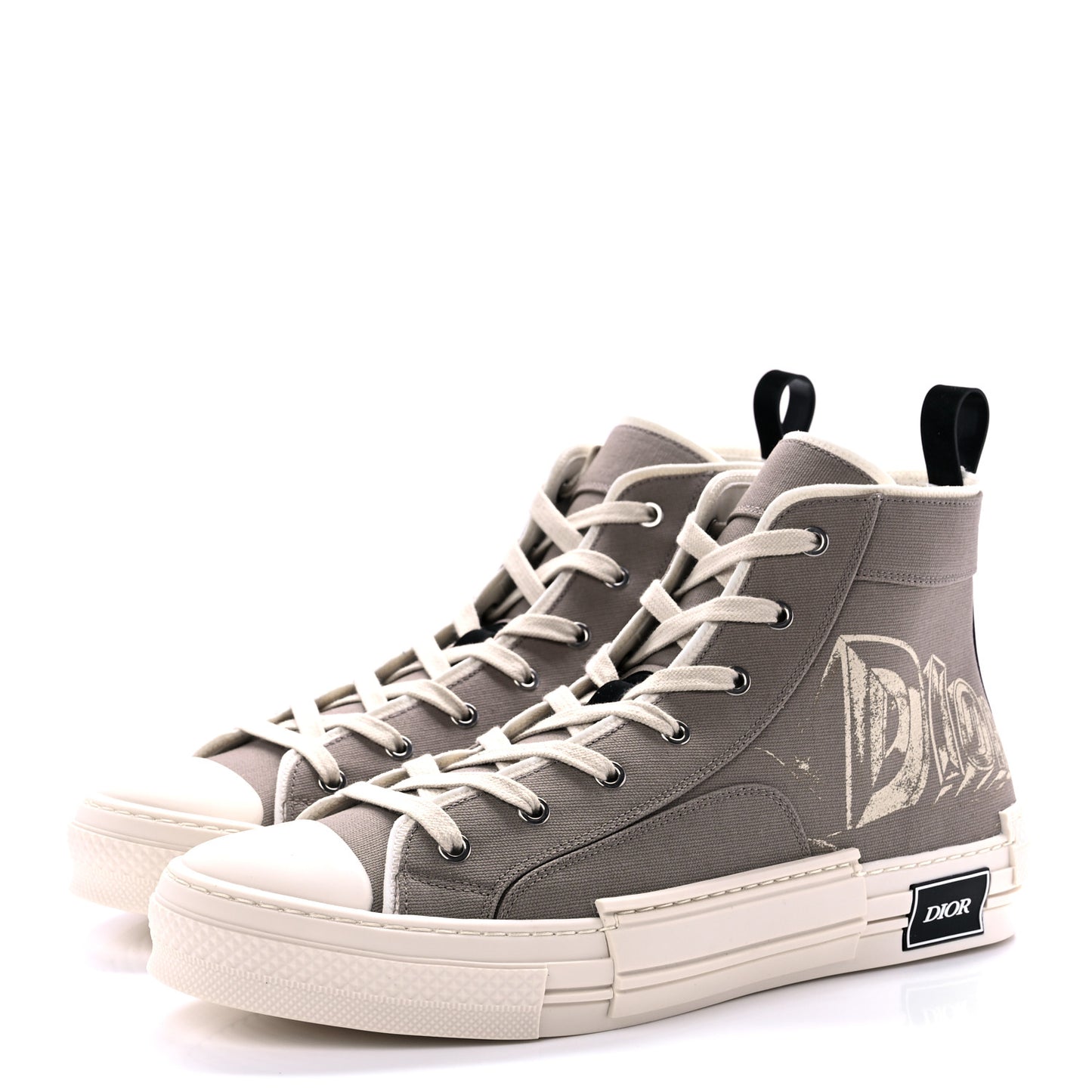 Canvas AsteroDior Mens B23 High Top Sneakers 45 Beige