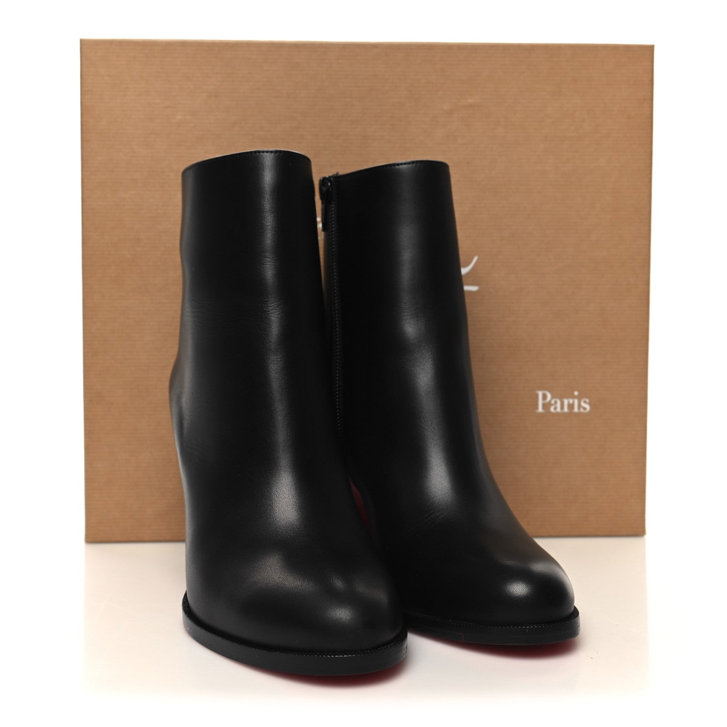 Christian Louboutin Calfskin Adox 85 Ankle Boots 37 Black 8 of 8